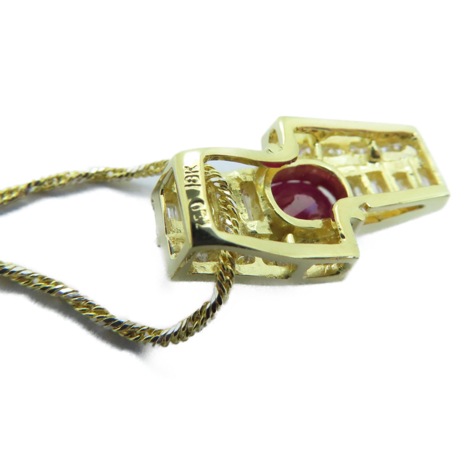JEWELRY [Sharp Discount] 18K Gold Ruby Necklace Ruby Necklace