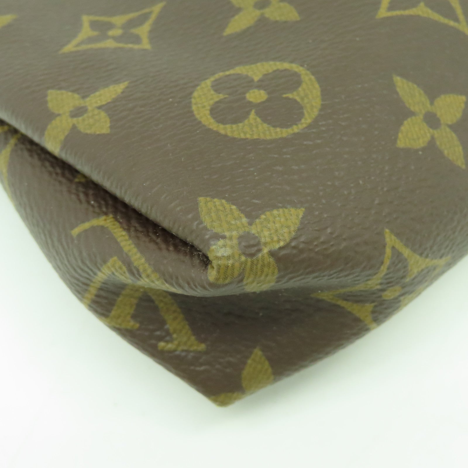 LOUIS VUITTON Monogram Pallas Clutch Bag金扣肩背袋棕色