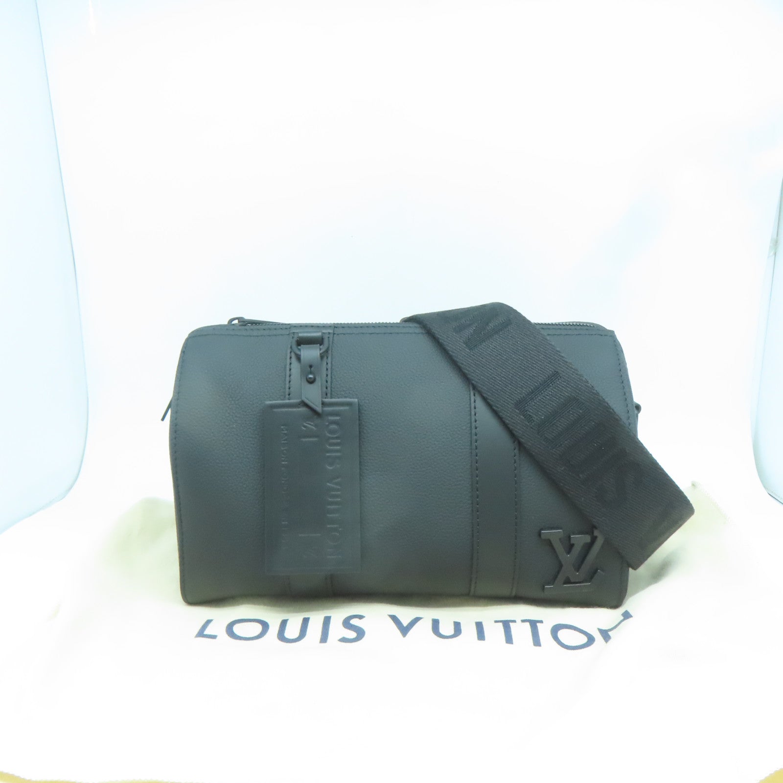 LOUIS VUITTON Aerogram City Keepall肩背袋黑色