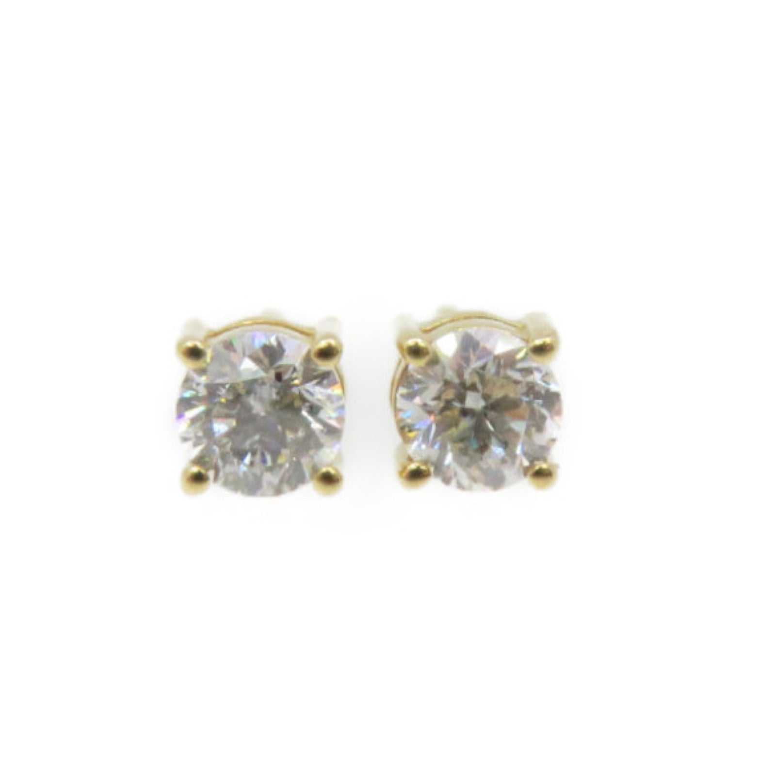 JEWELRY 18K Gold/0.50ct Diamond Diamond Earrings