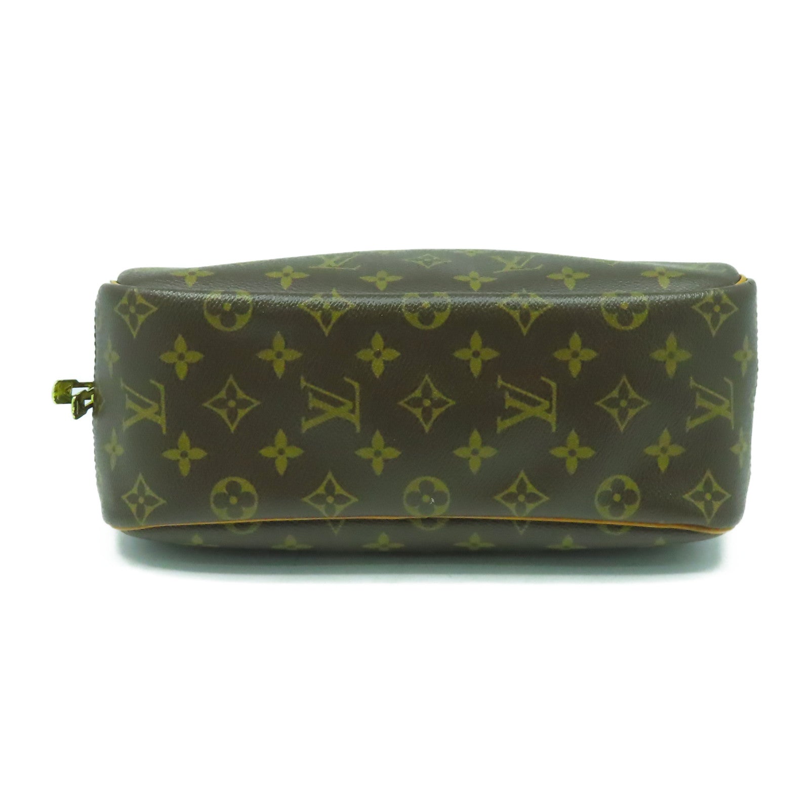 LOUIS VUITTON Monogram Trouville金扣手挽袋啡色