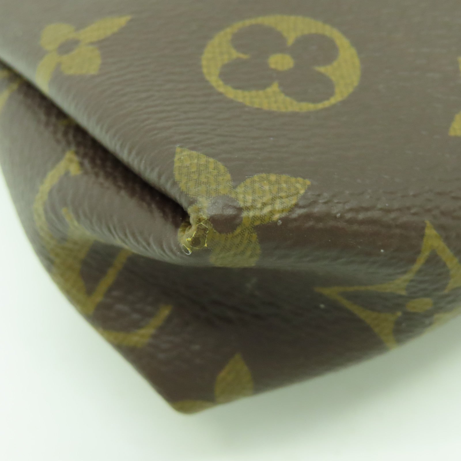 LOUIS VUITTON Monogram Pallas Clutch Bag金扣肩背袋棕色