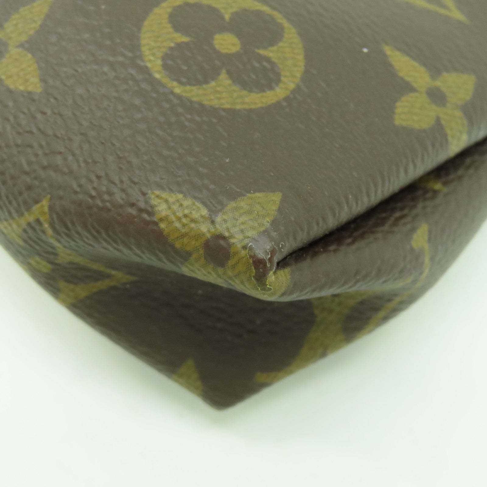 LOUIS VUITTON Monogram Pallas Clutch Bag金扣肩背袋棕色