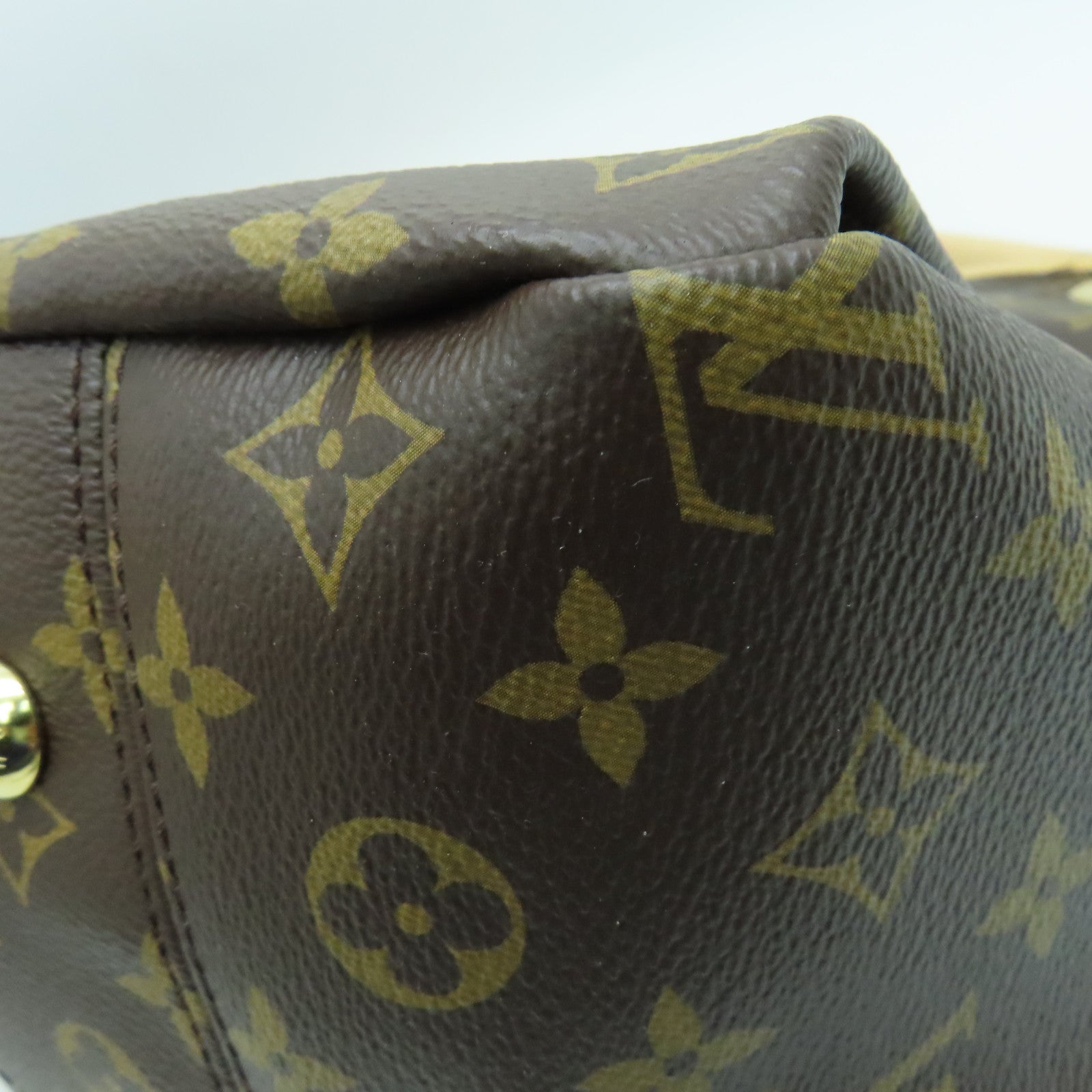 LOUIS VUITTON 【激減優惠】Monogram Artsy  MM肩背袋金扣啡色