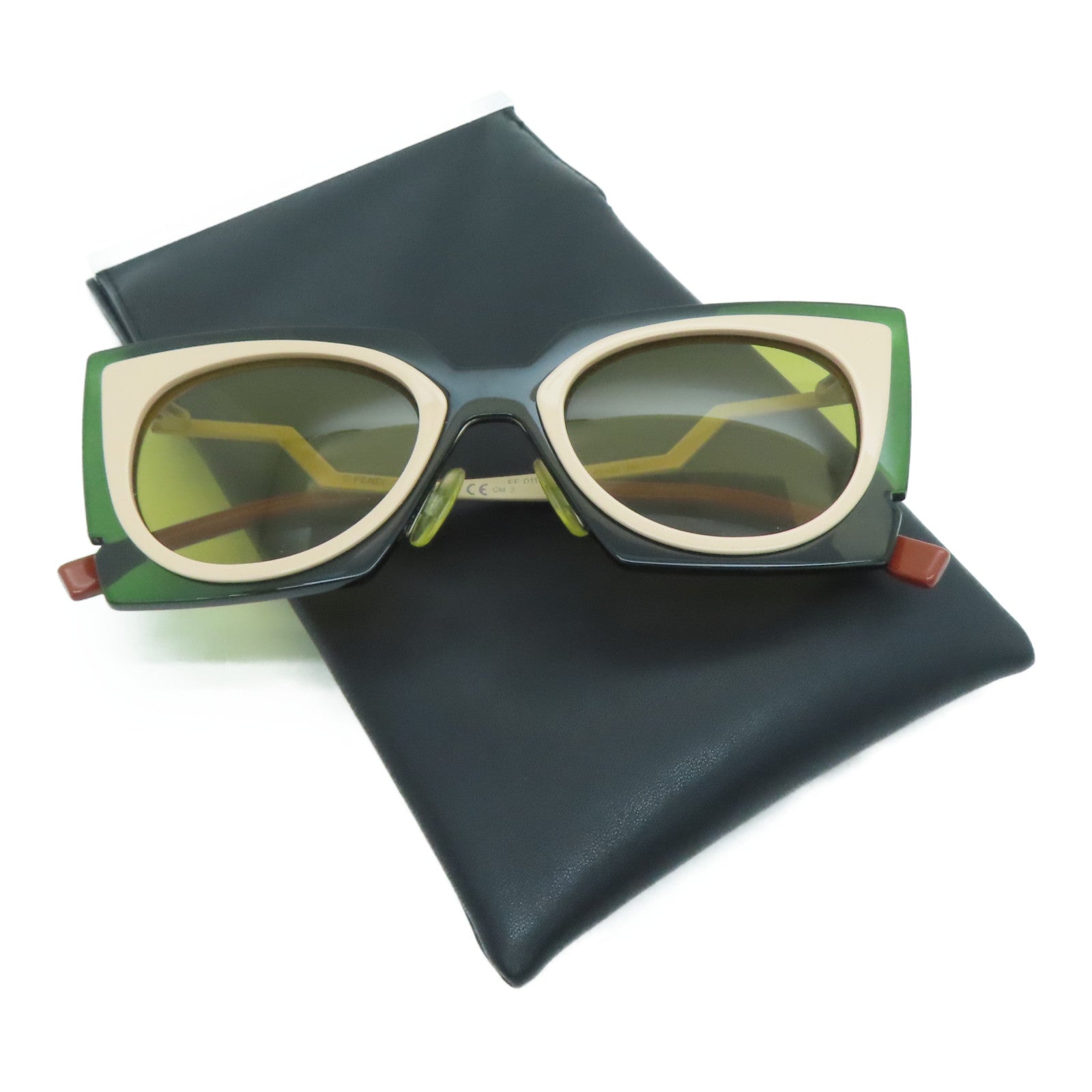 FENDI PVC Sunglasses Sunglasses Gold