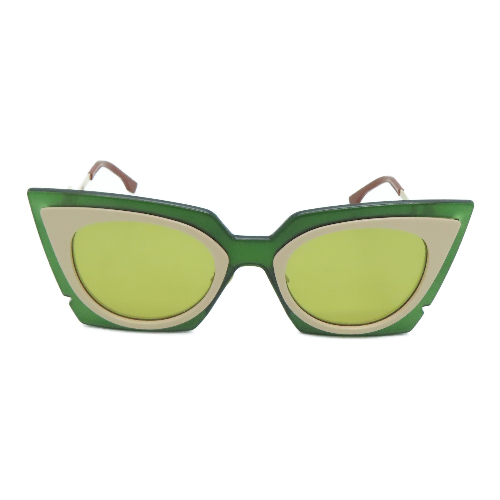 FENDI PVC Sunglasses Sunglasses Gold