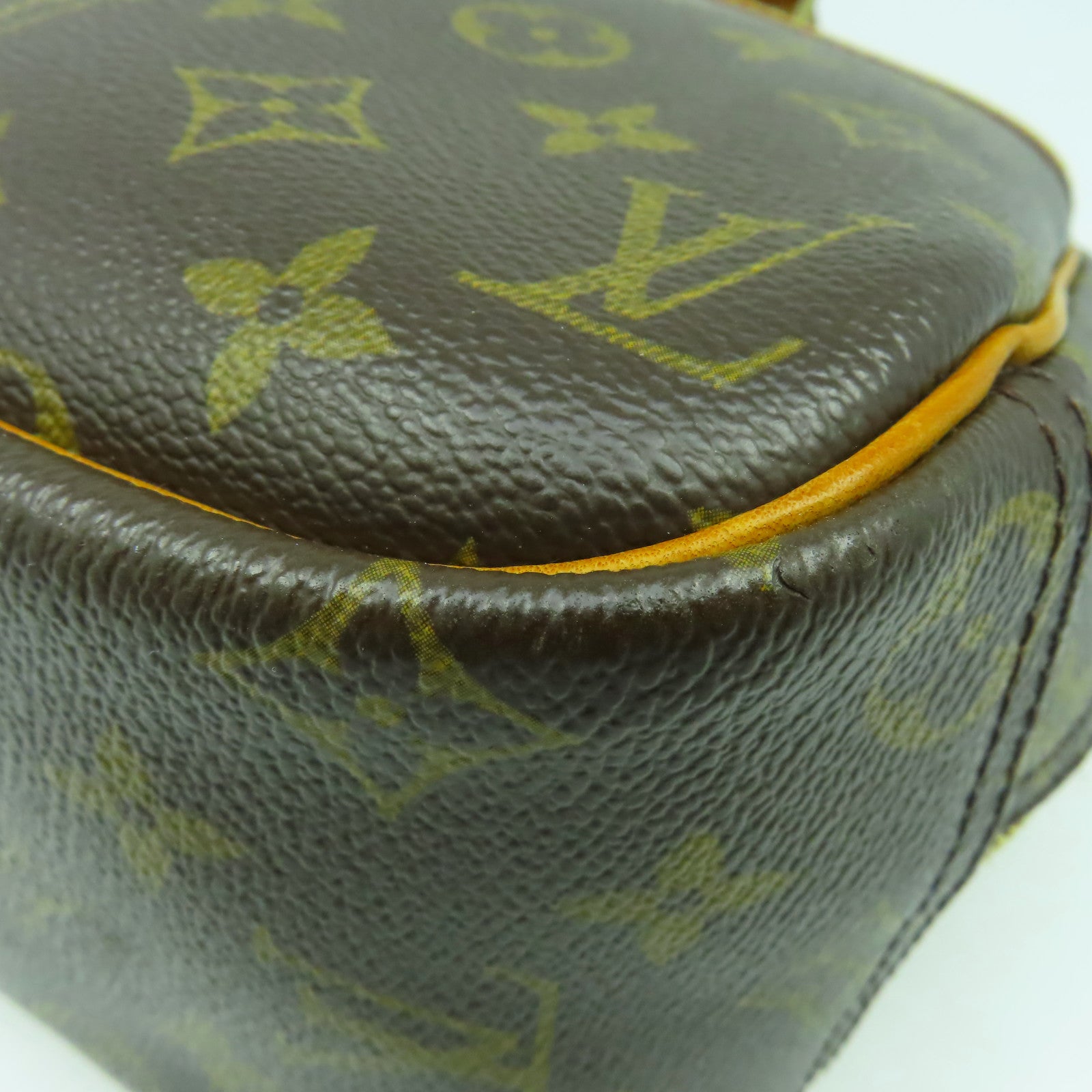 LOUIS VUITTON Monogram Trouville金扣手挽袋啡色