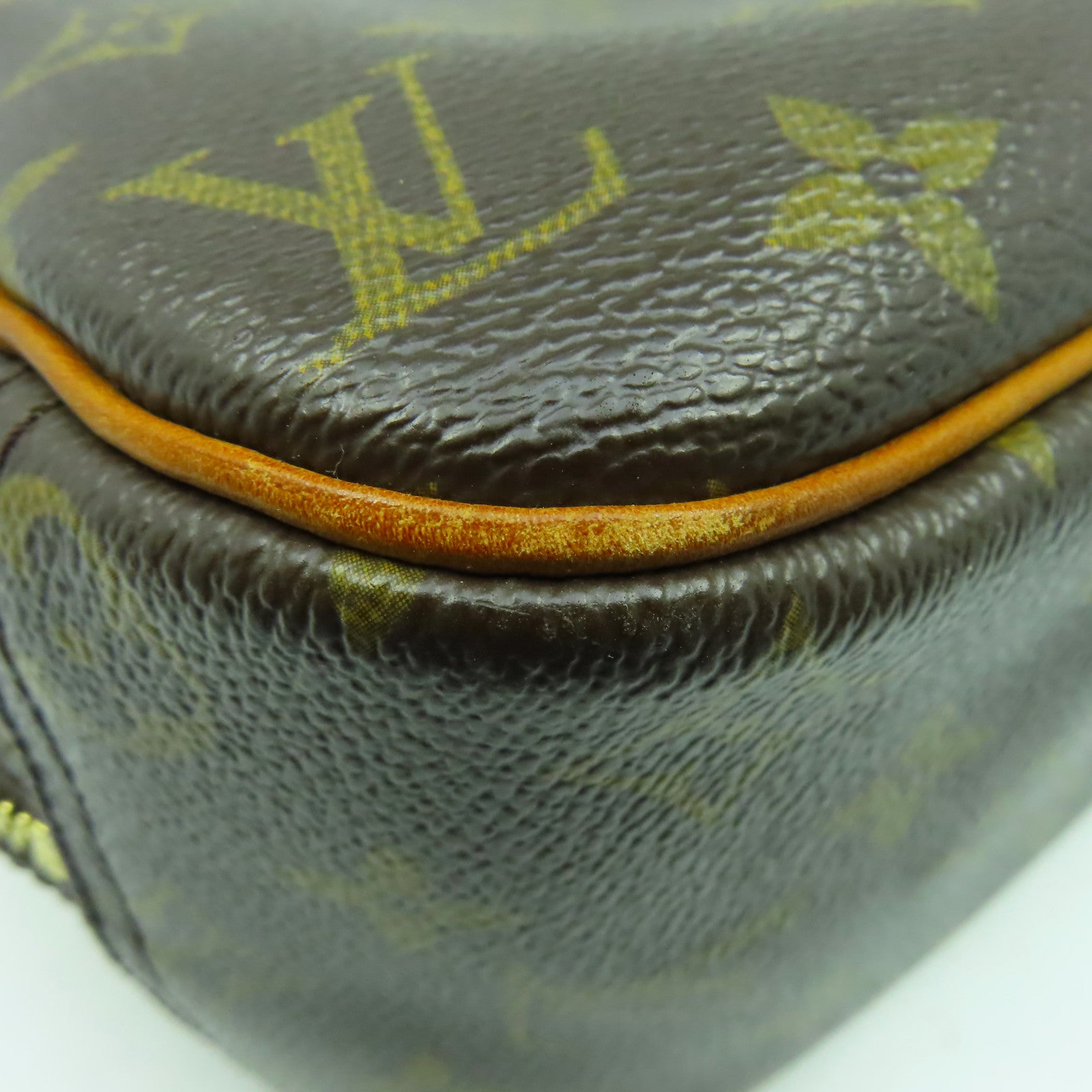 LOUIS VUITTON Monogram Trouville金扣手挽袋啡色