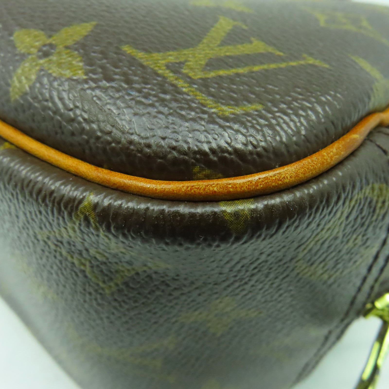 LOUIS VUITTON Monogram Trouville金扣手挽袋啡色