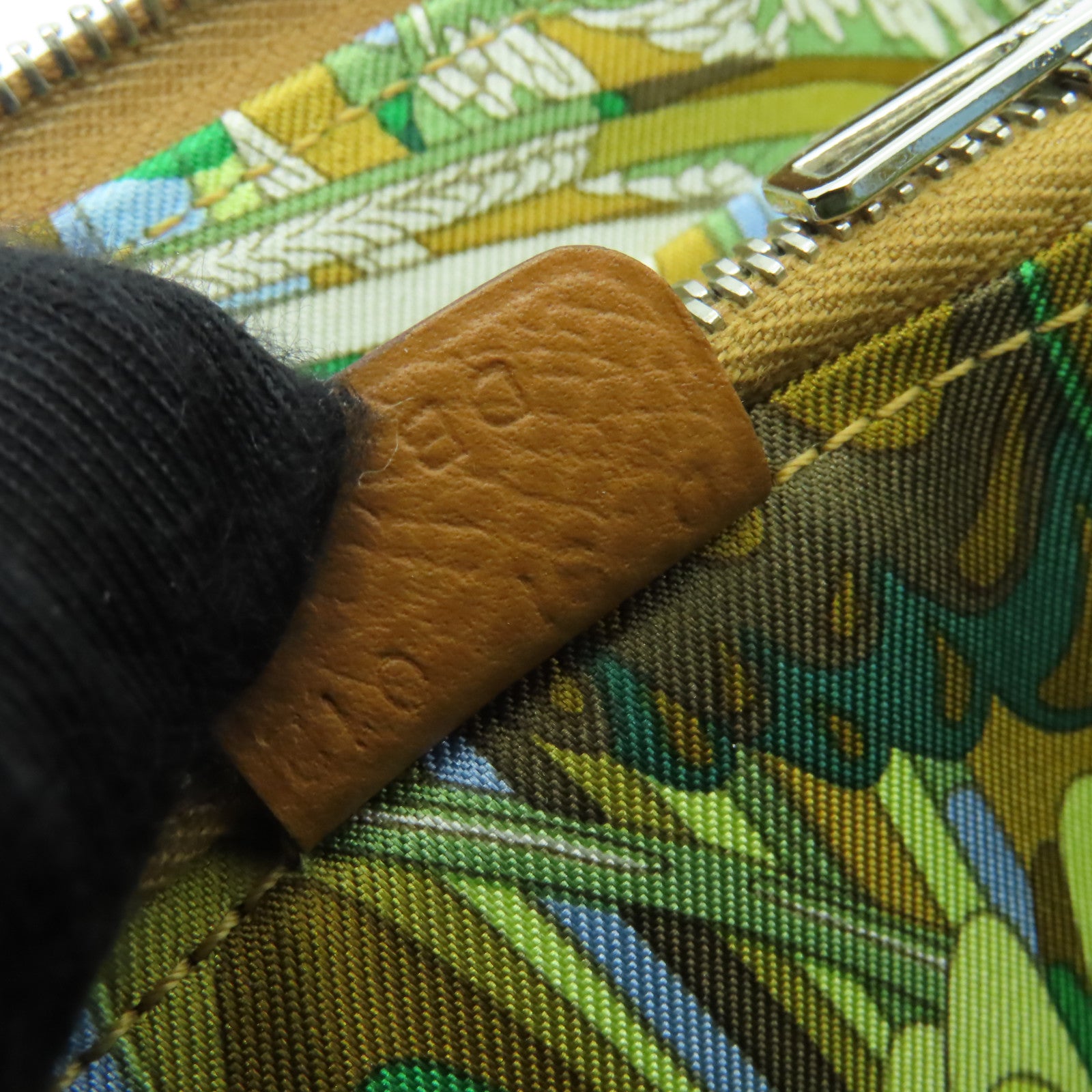 HERMES Epsom皮革Zipped Wallet銀扣錢包Gold棕色