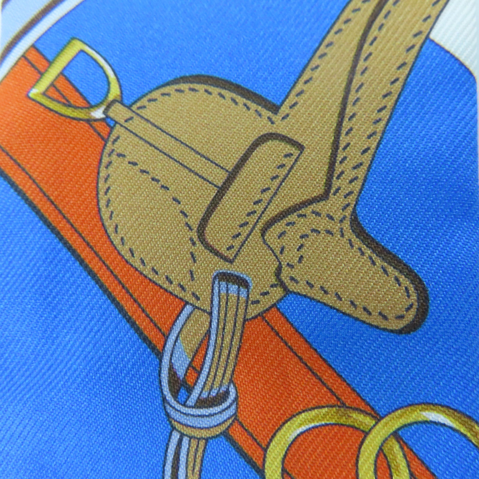 HERMES Silk Twilly Scarf Multicolor