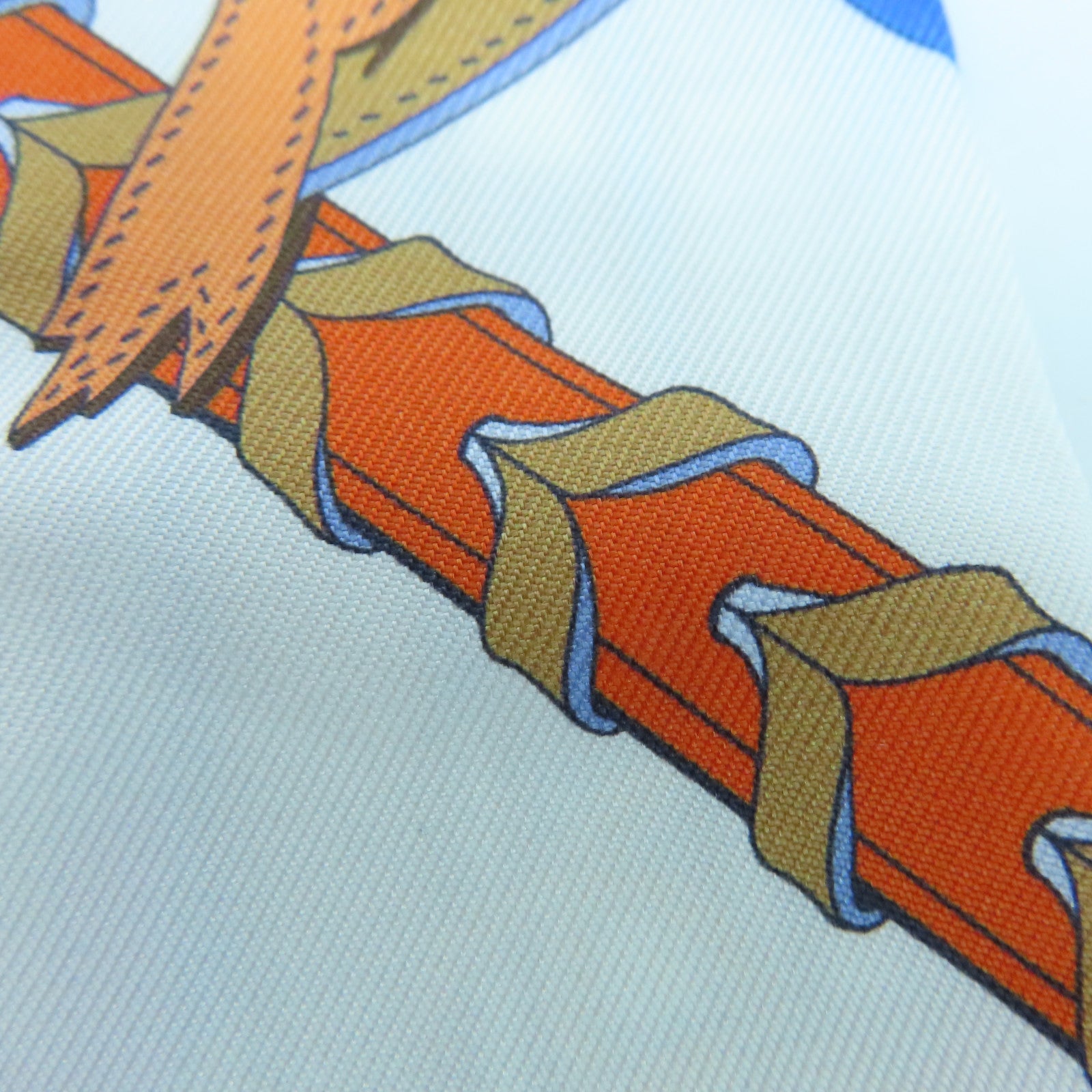 HERMES Silk Twilly Scarf Multicolor