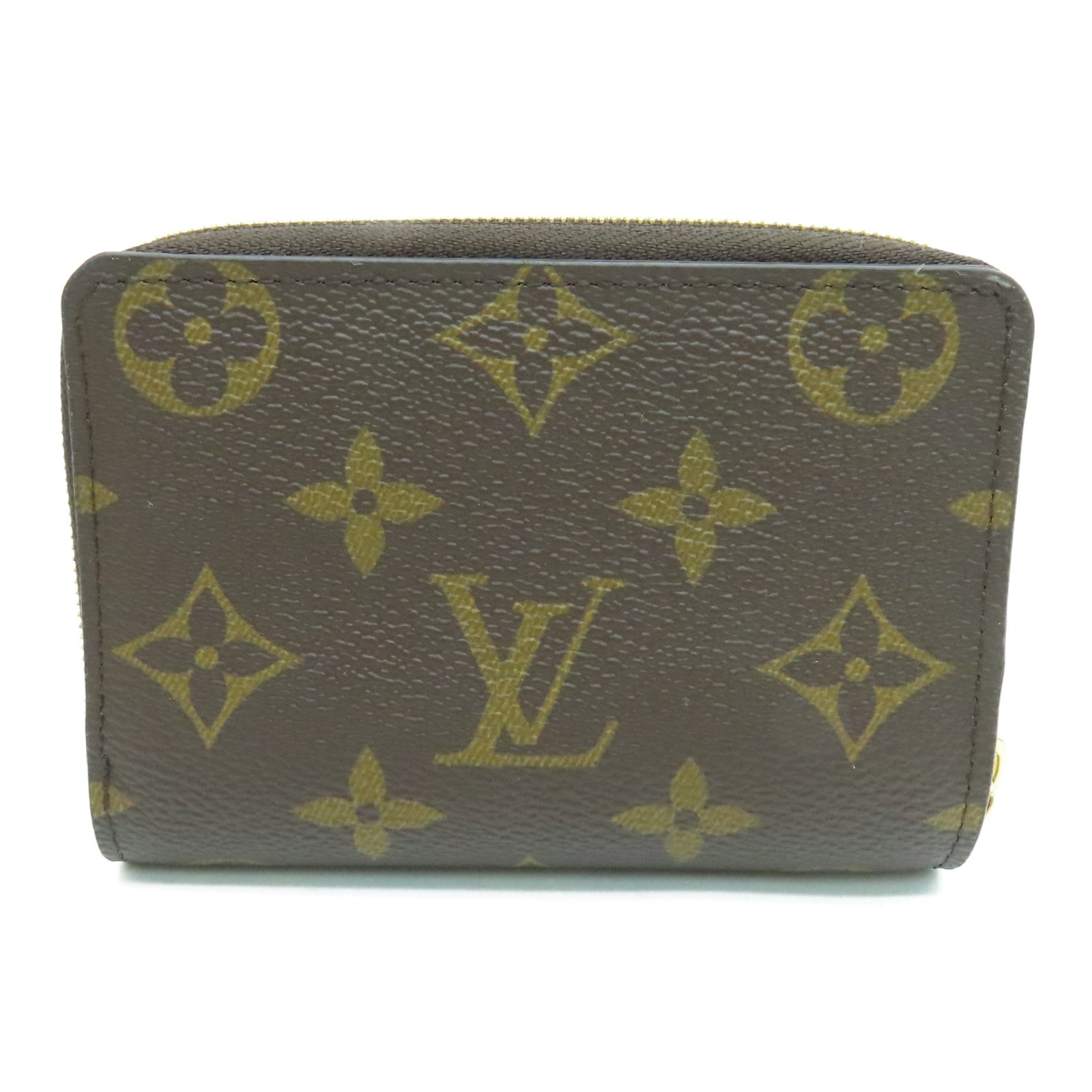 LOUIS VUITTON Monogram Lou Wallet金扣钱包啡色