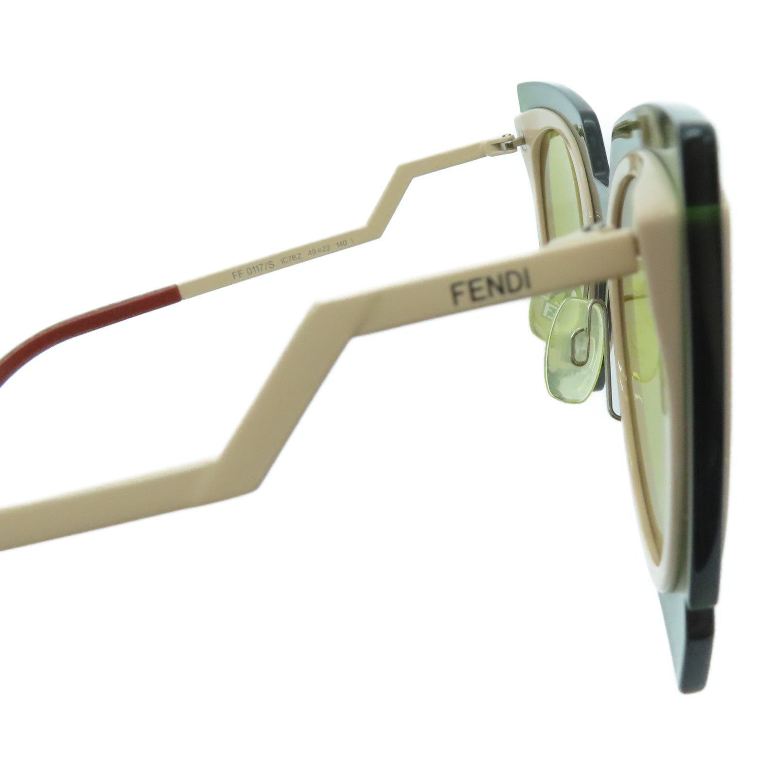 FENDI PVC Sunglasses Sunglasses Gold