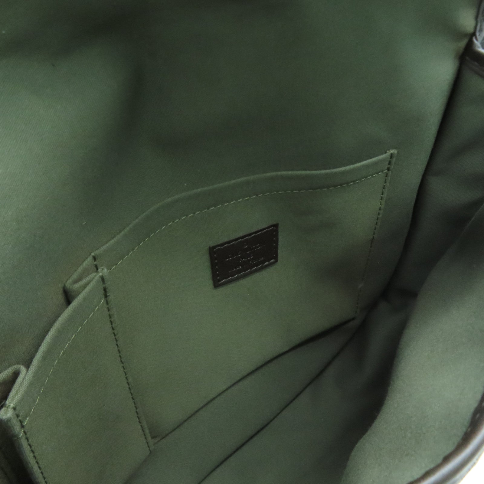 LOUIS VUITTON Monogram Mini Belangere金扣肩背袋绿色