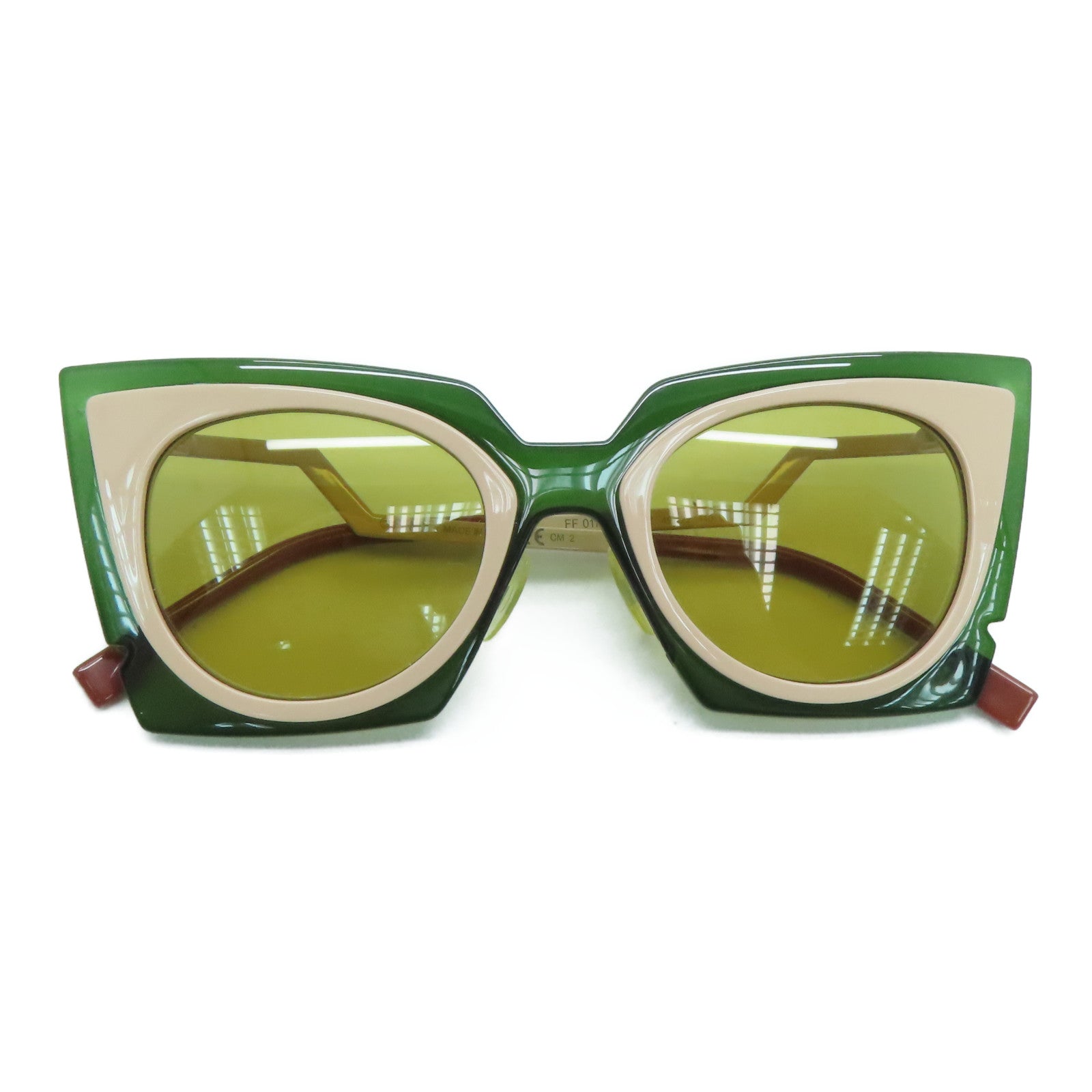 FENDI PVC Sunglasses Sunglasses Gold