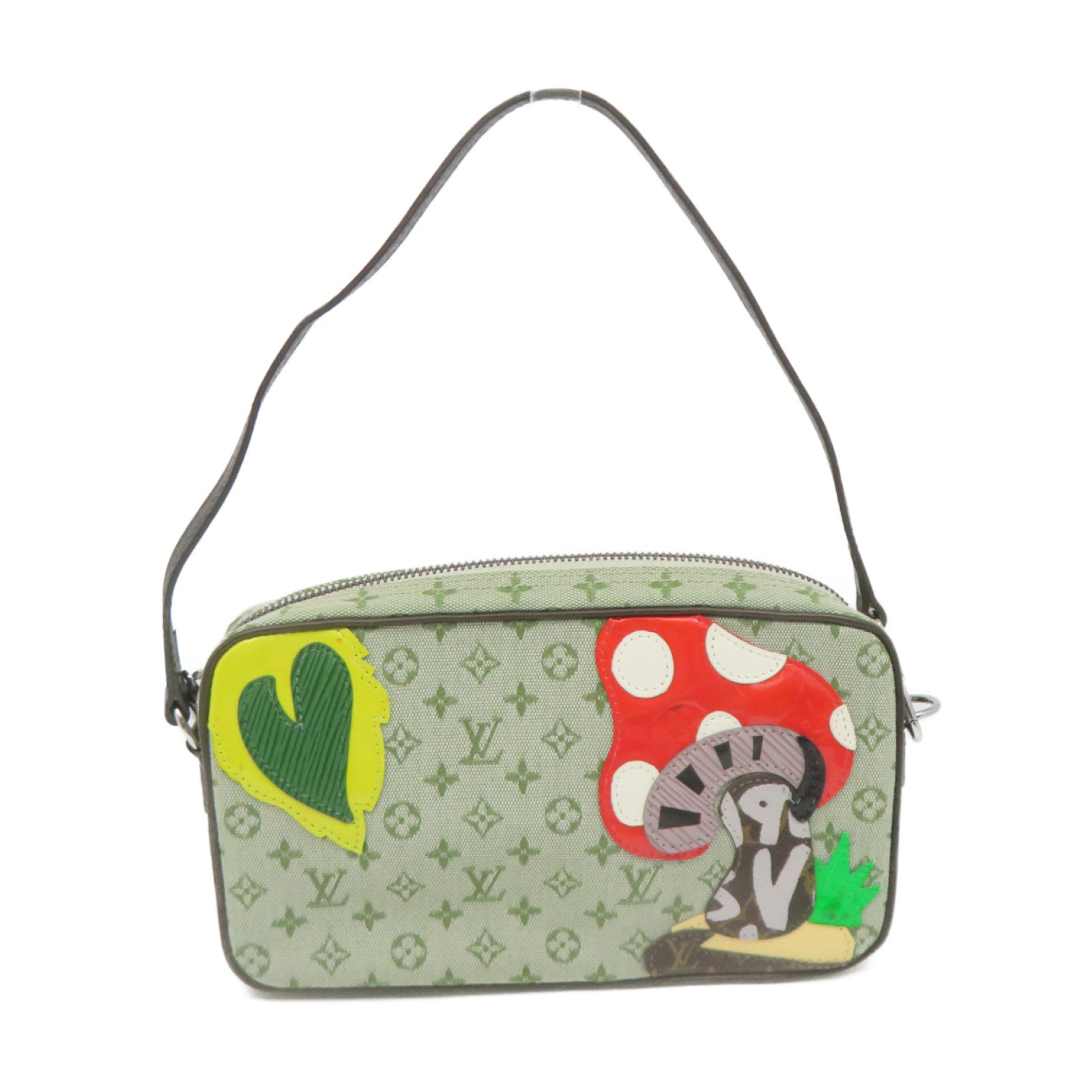 LOUIS VUITTON Monogram-Mini Conte De Fees Pouch Shoulder Bag綠色