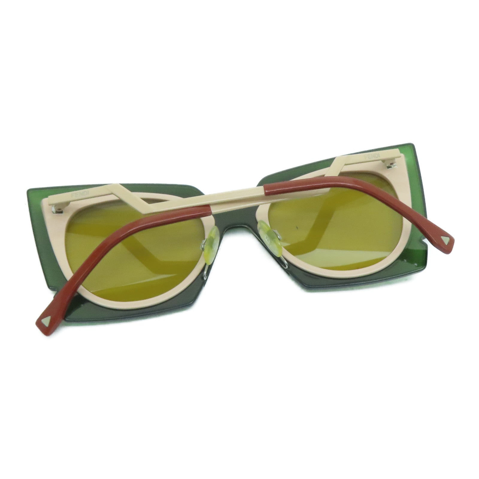 FENDI PVC Sunglasses Sunglasses Gold