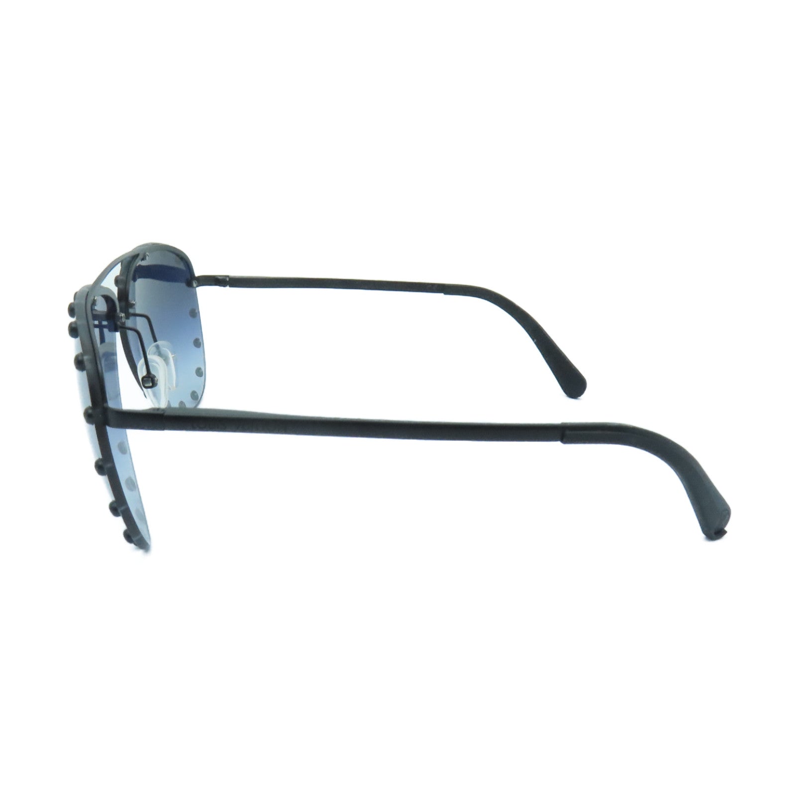 LOUIS VUITTON Metal Monogram Sunglasses太陽眼鏡藍色/黑色
