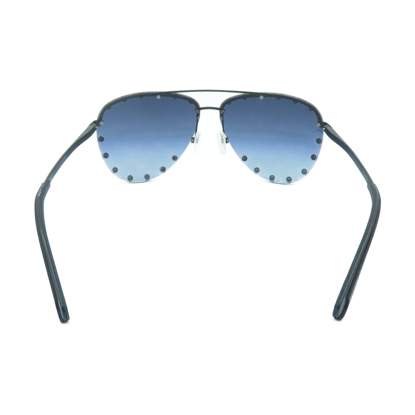 LOUIS VUITTON Metal Monogram Sunglasses太陽眼鏡藍色/黑色
