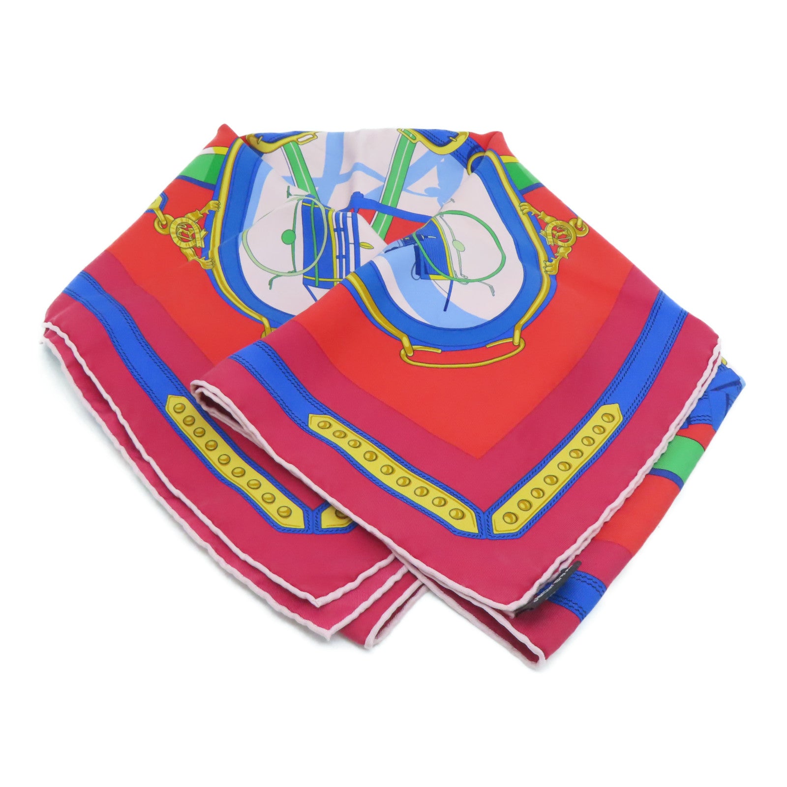 HERMES 絲質Scarf 90絲巾紅色
