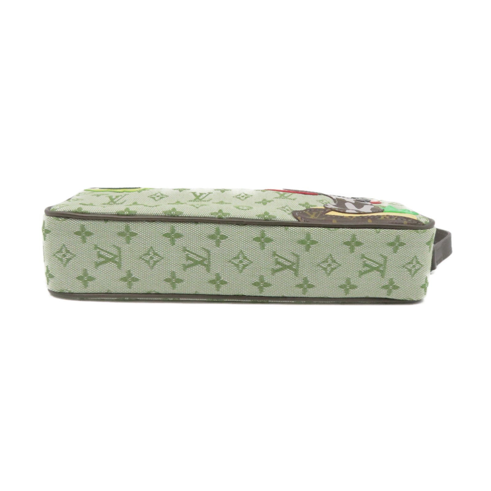 LOUIS VUITTON Monogram-Mini Conte De Fees Pouch Shoulder Bag綠色