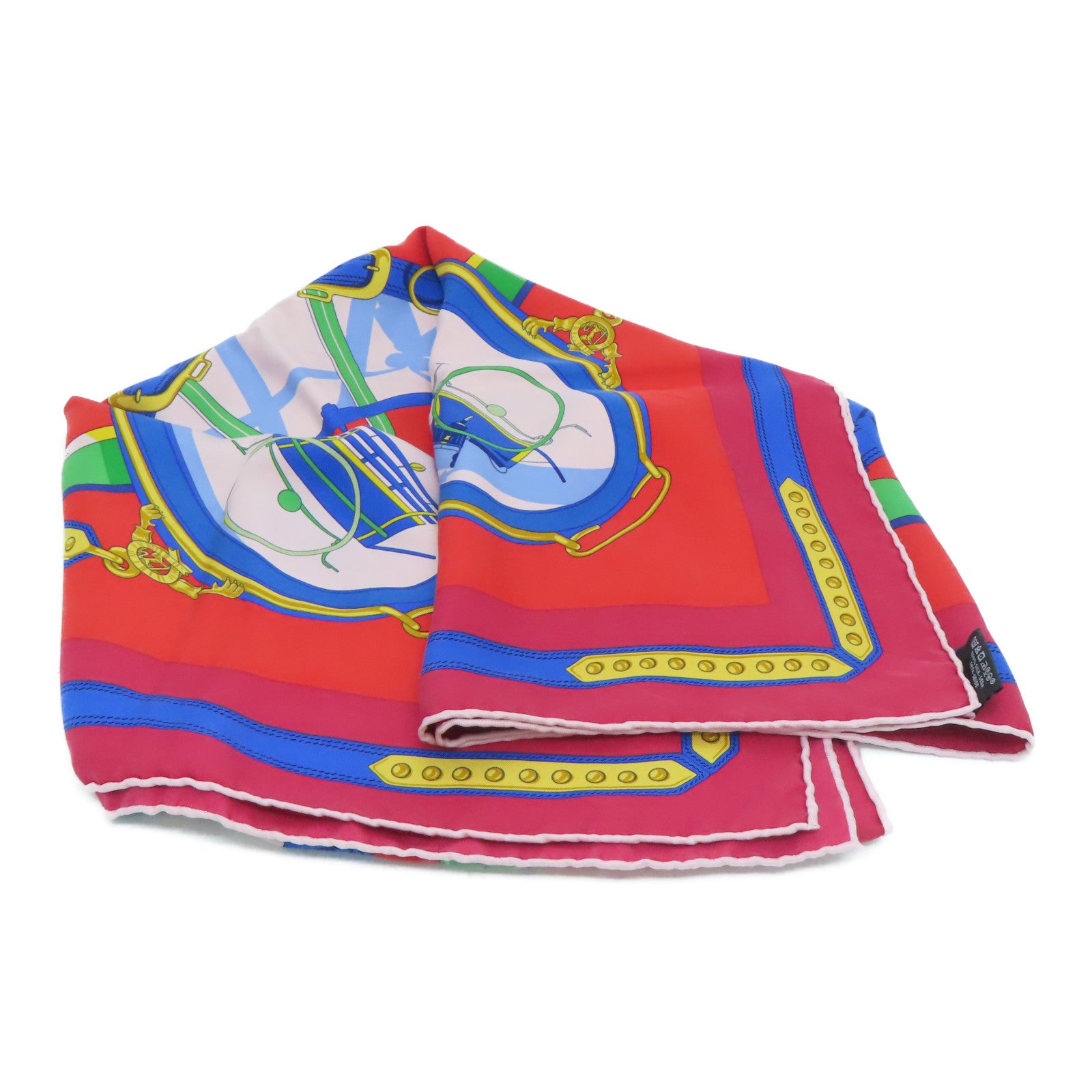 HERMES 絲質Scarf 90絲巾紅色