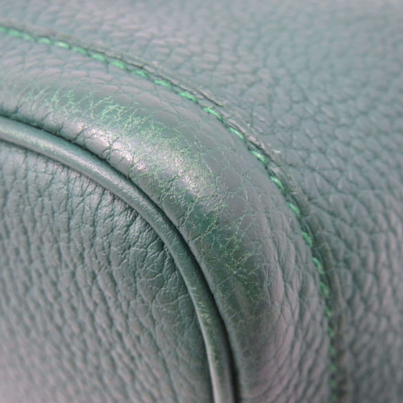 HERMES Negonda皮革Garden Party TPM Hand Bag手挽袋Vert Verone绿色