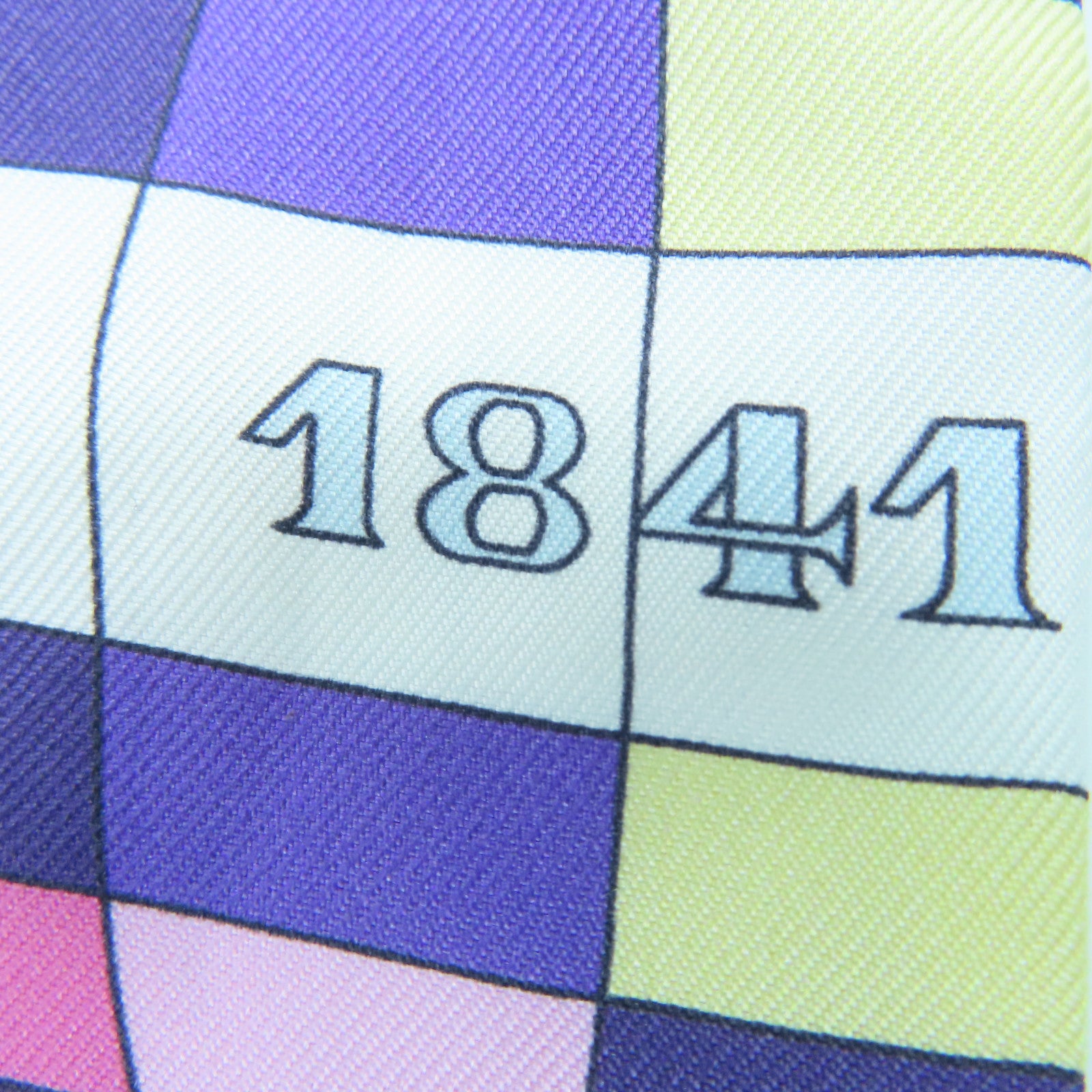 HERMES silk Twilly scarf purple