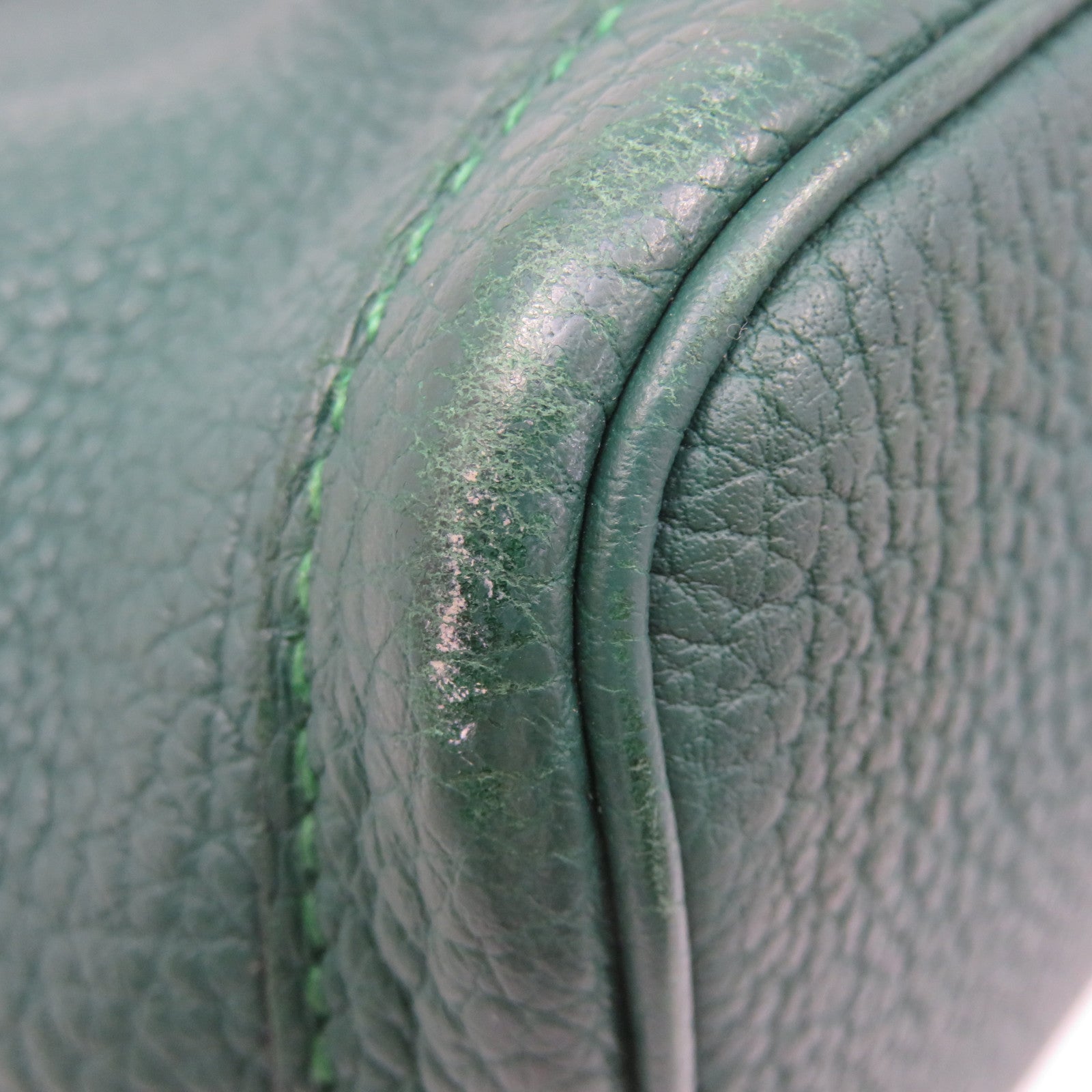 HERMES Negonda皮革Garden Party TPM Hand Bag手挽袋Vert Verone绿色
