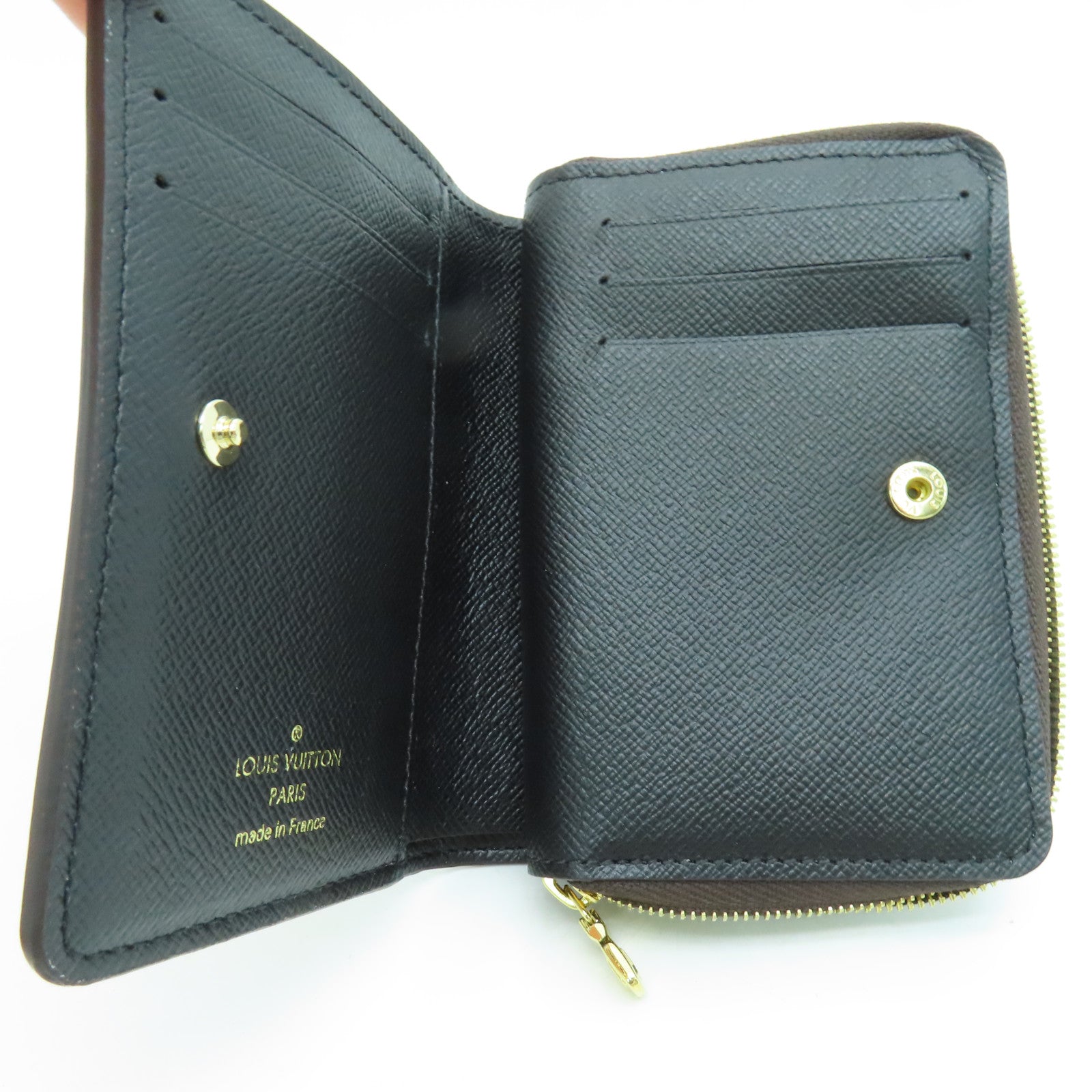 LOUIS VUITTON Monogram Lou Wallet金扣钱包啡色
