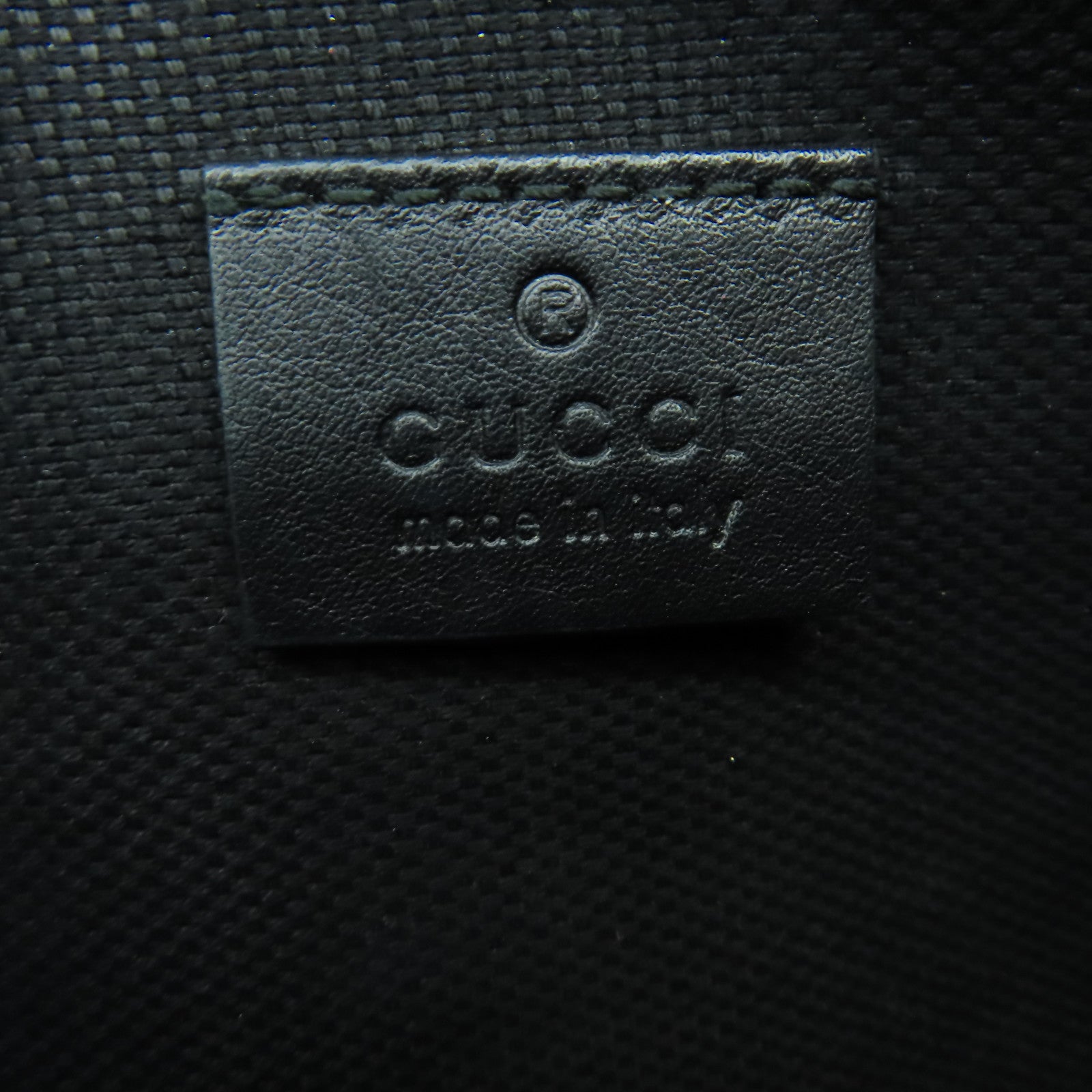GUCCI 漆皮皮革/羊毛Chain Shoulder銀扣鏈帶肩背袋黑色