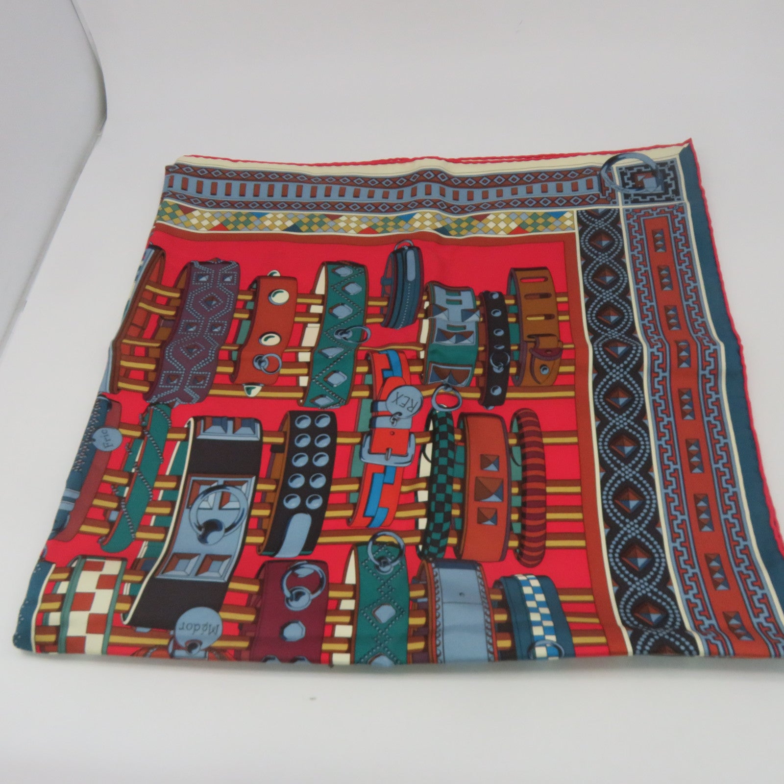 HERMES 【激減優惠】絲質Scarf 90x90絲巾彩色