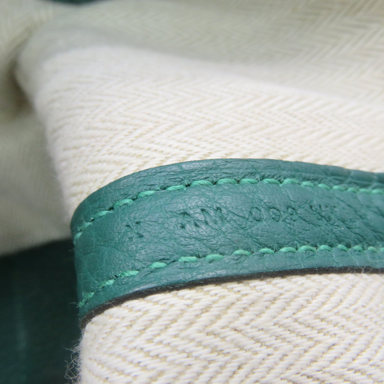 HERMES Negonda皮革Garden Party TPM Hand Bag手挽袋Vert Verone绿色