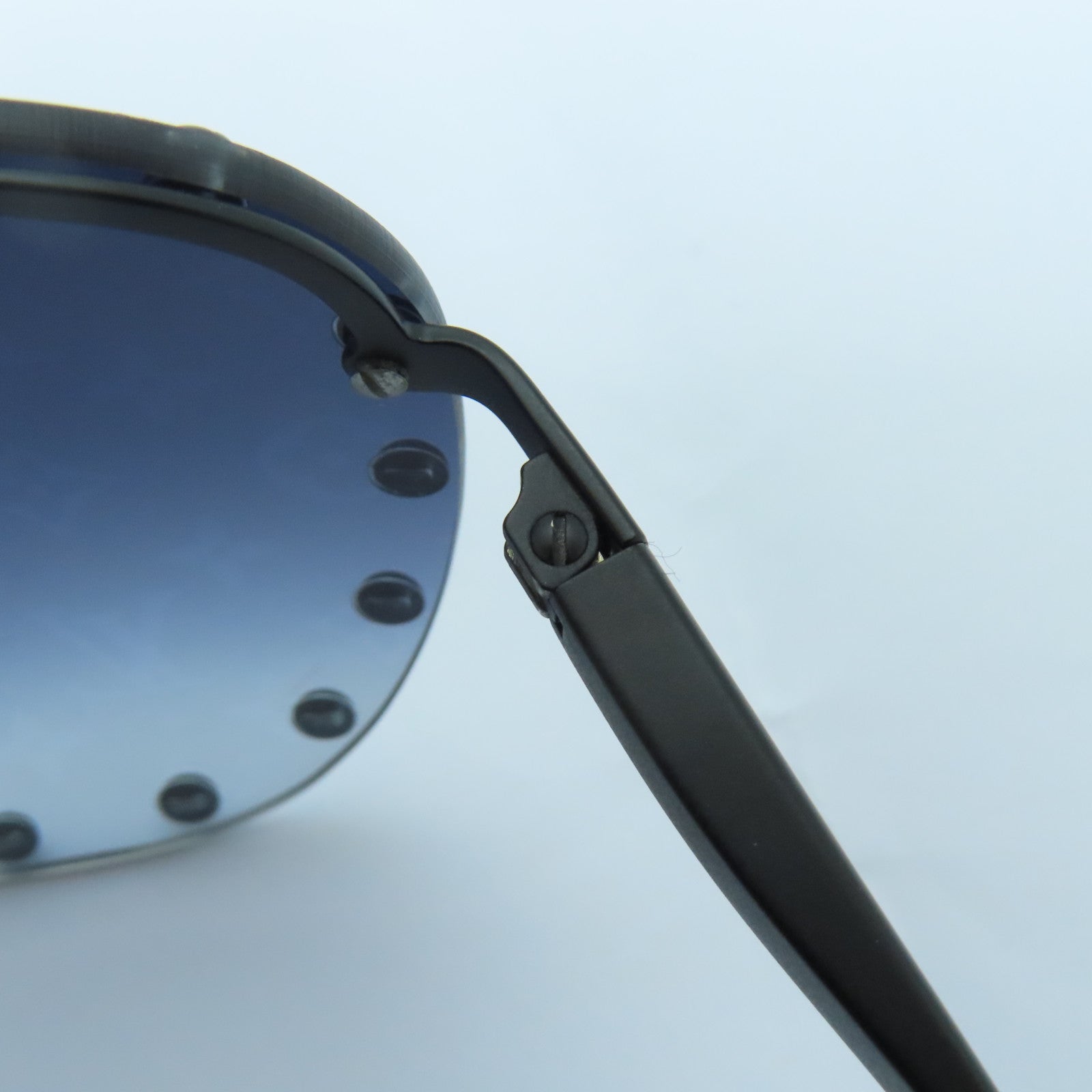 LOUIS VUITTON Metal Monogram Sunglasses太陽眼鏡藍色/黑色