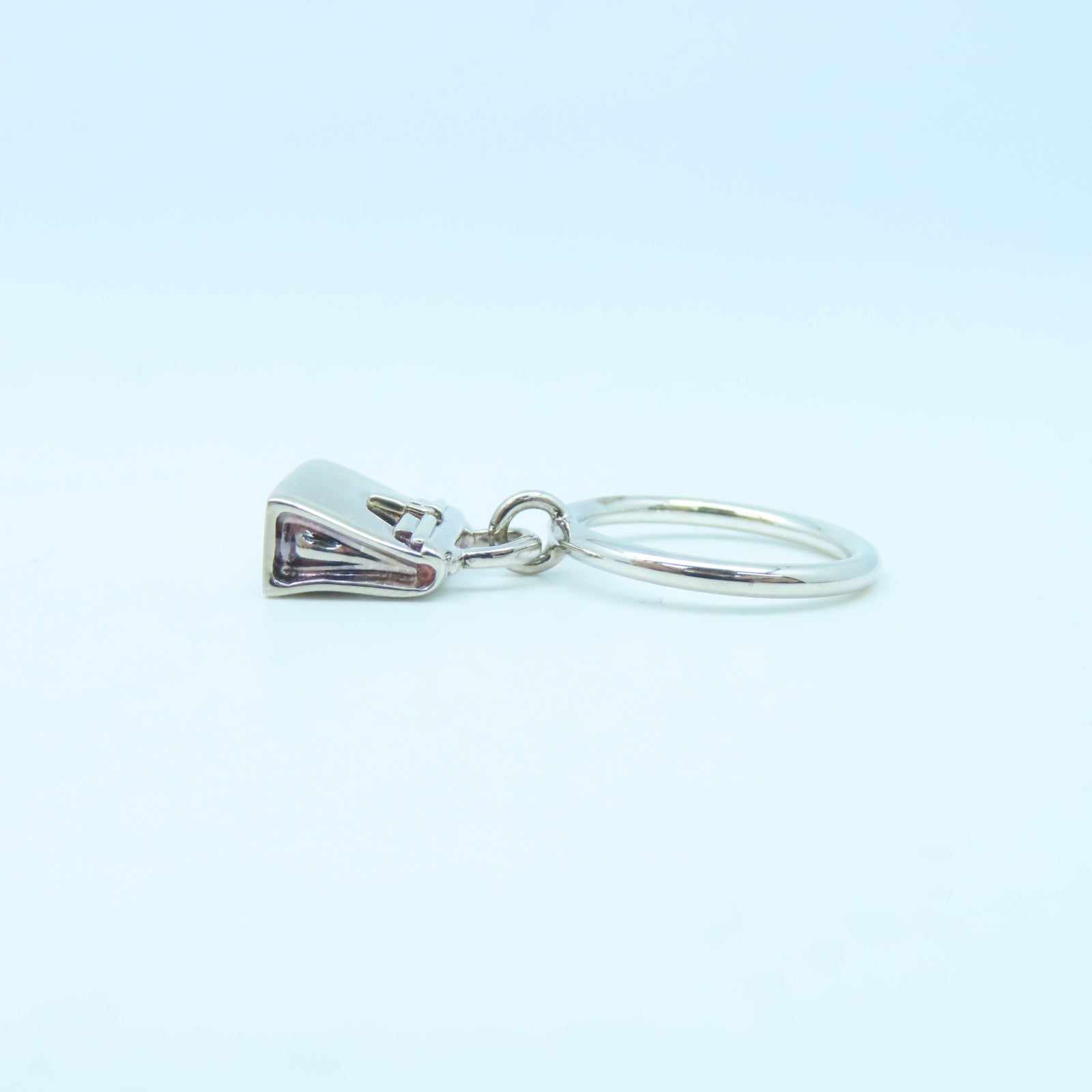 HERMES 925 Sterling Silver Amulettes Kelly Ring US#6