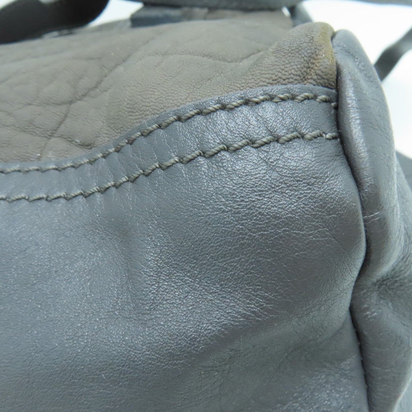 GIVENCHY 牛皮皮革Pandora 2 Way Shoulder Bag手挽肩背两用袋银扣灰色