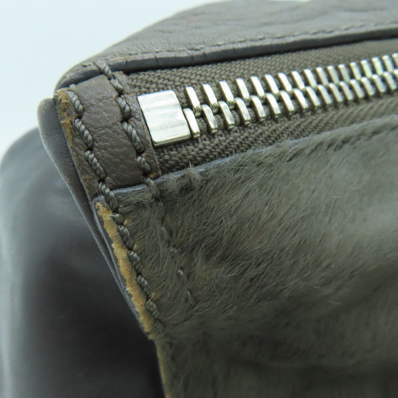 GIVENCHY 牛皮皮革Pandora 2 Way Shoulder Bag手挽肩背两用袋银扣灰色