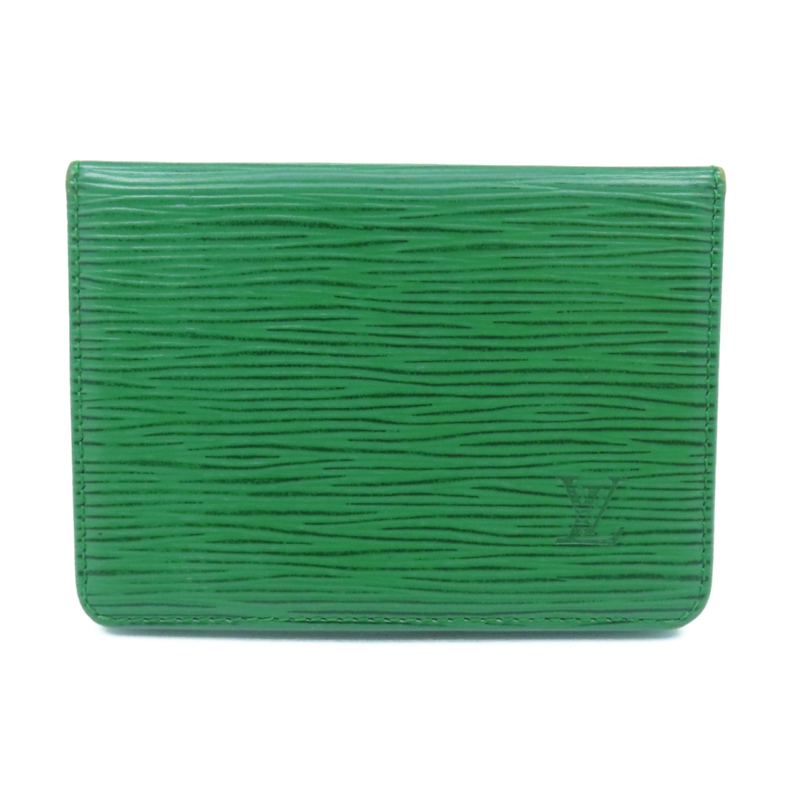 LOUIS VUITTON Epi Card Case卡片套綠色