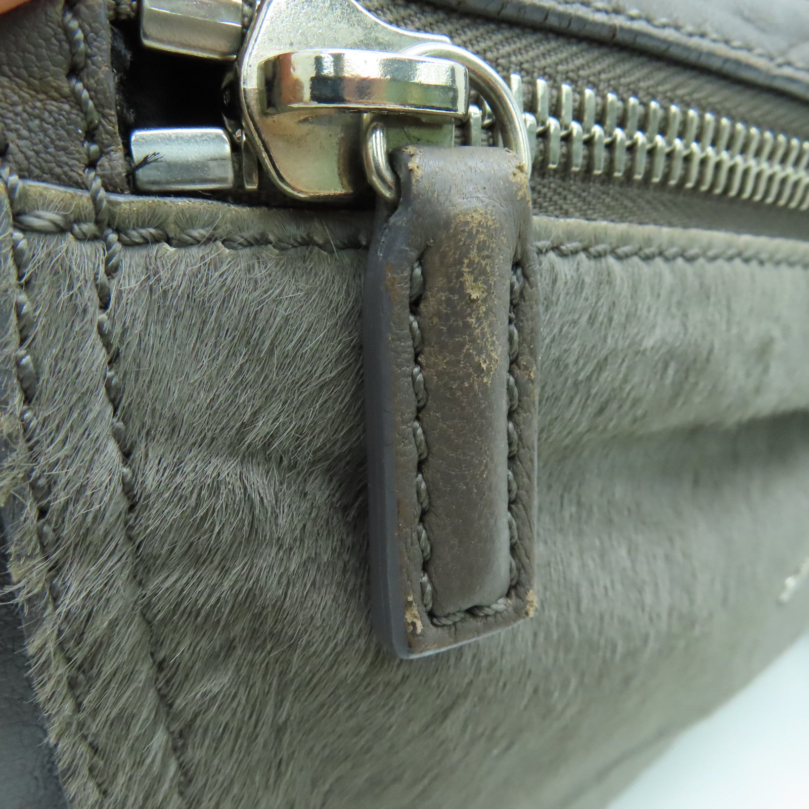 GIVENCHY 牛皮皮革Pandora 2 Way Shoulder Bag手挽肩背两用袋银扣灰色