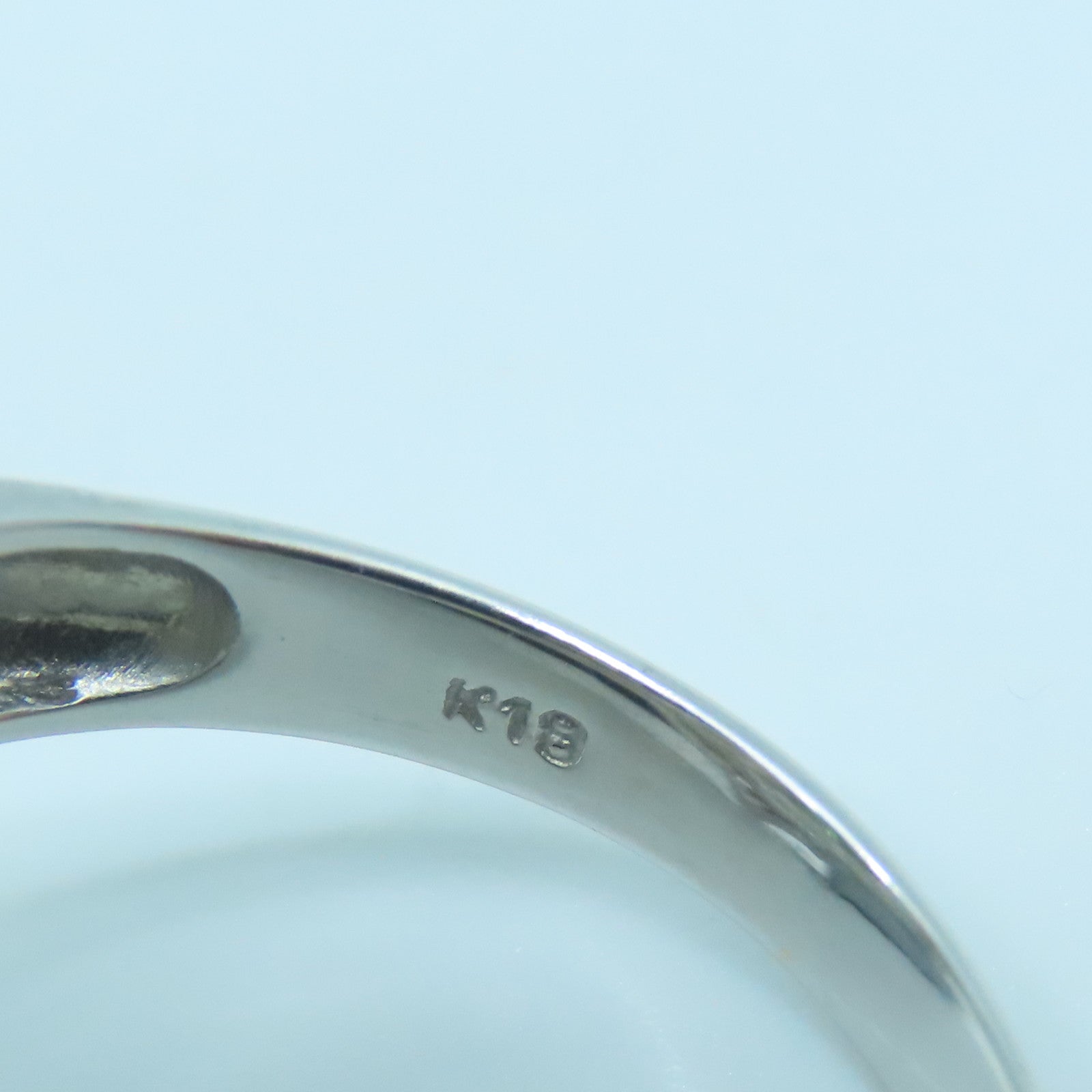 JEWELRY 【激減優惠】18K白金Tourmaline Diamond Ring1.06ct碧璽/0.61ct鑽石戒指US#6.5