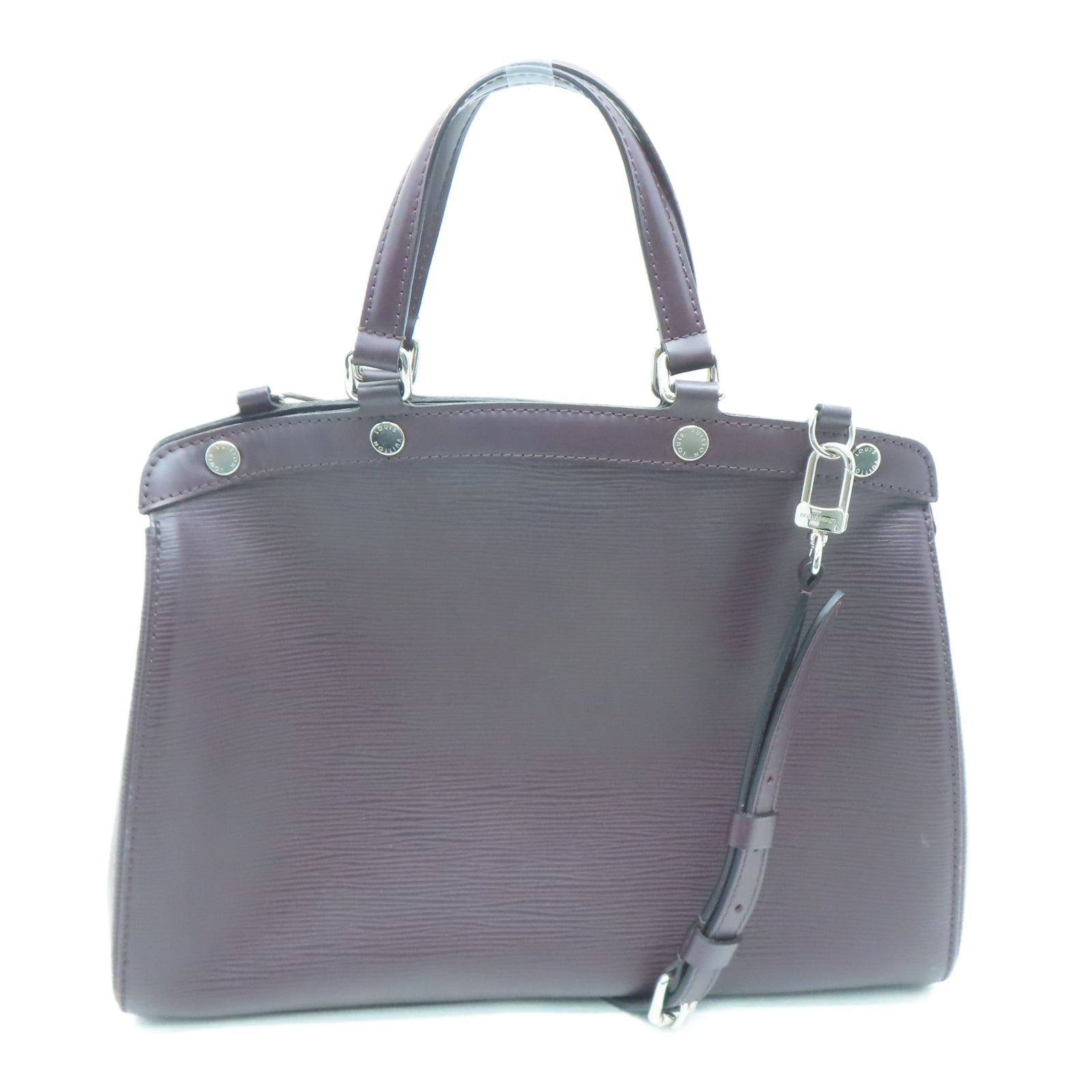 LOUIS VUITTON 【激減優惠】Epi Blair MM銀扣手挽肩背兩用袋棕色