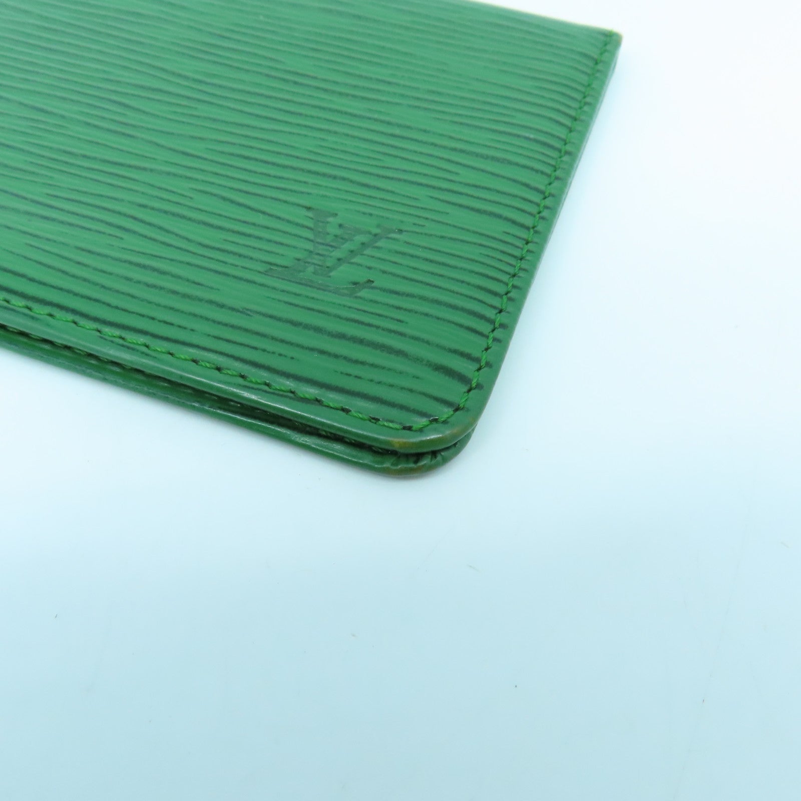 LOUIS VUITTON Epi Card Case卡片套綠色
