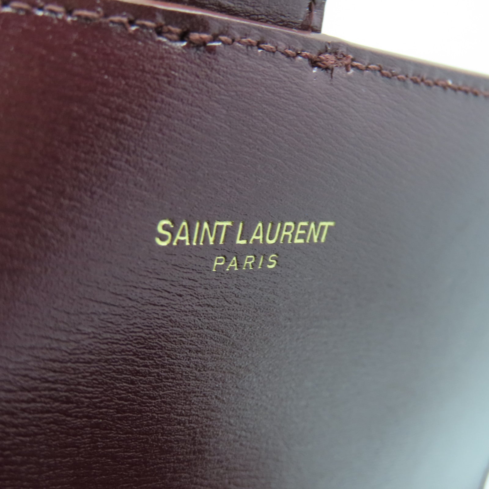 SAINT LAURENT 麂皮皮革Shoulder Bag金扣肩背袋紅色