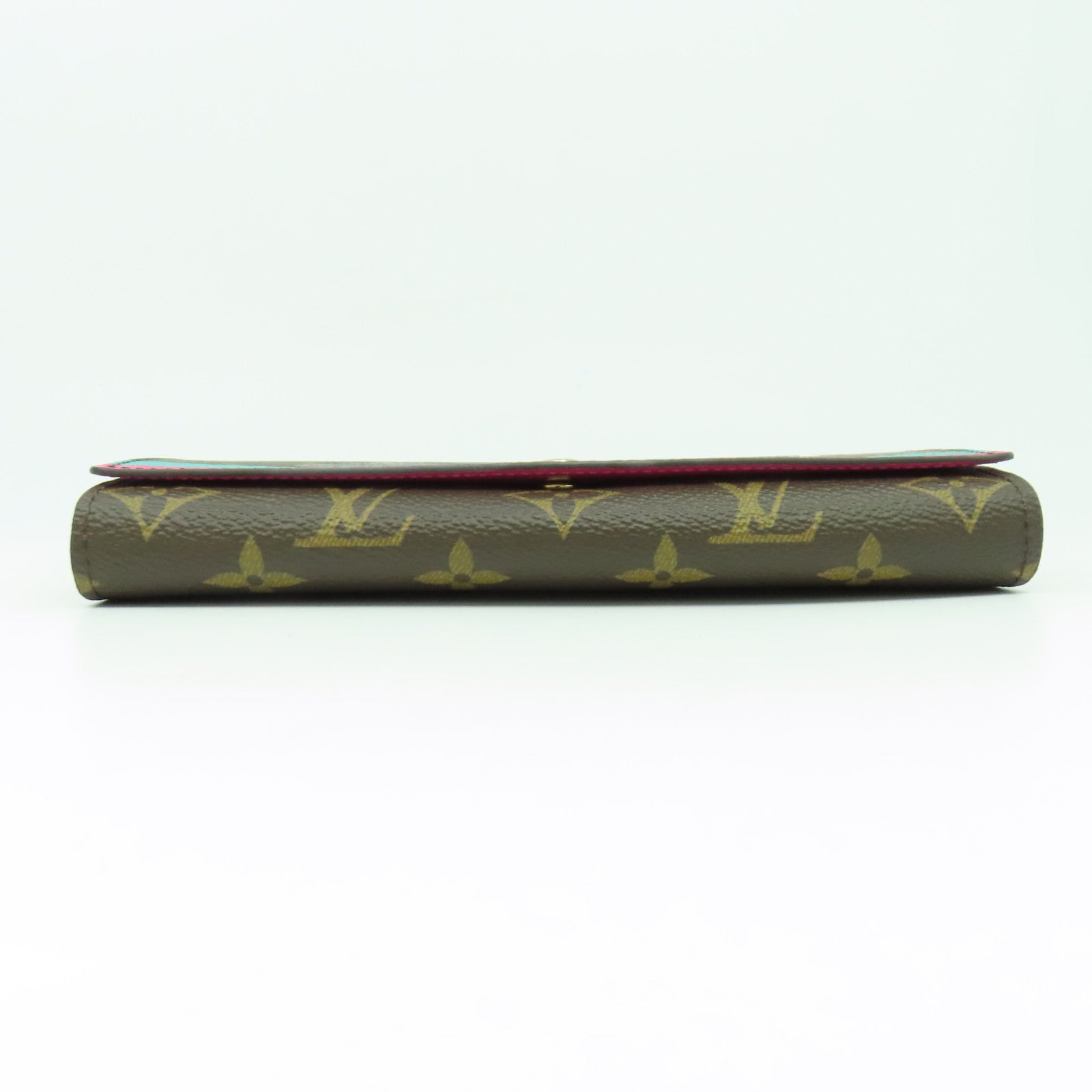LOUIS VUITTON Monogram Wallet金扣長錢包棕色