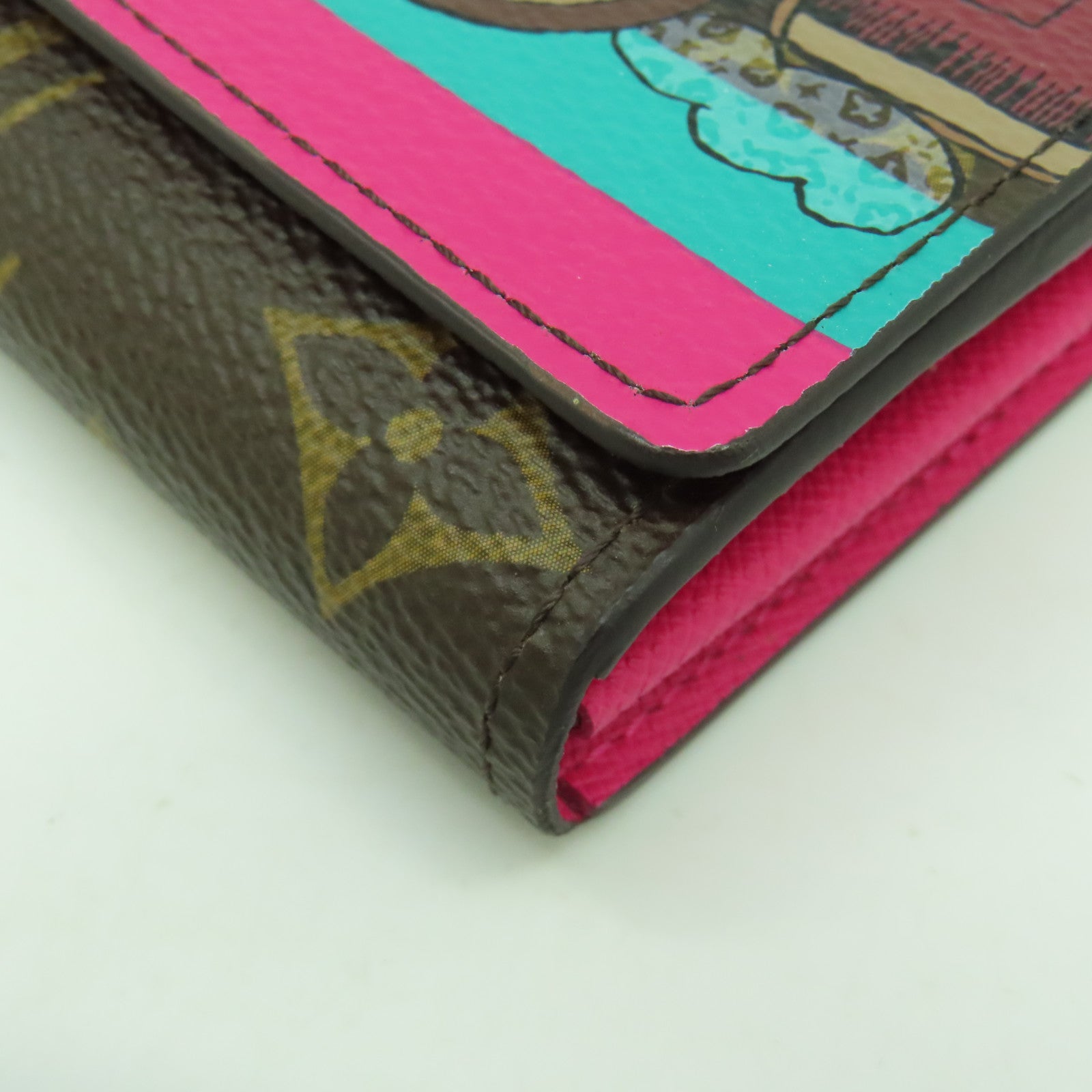 LOUIS VUITTON Monogram Wallet金扣長錢包棕色