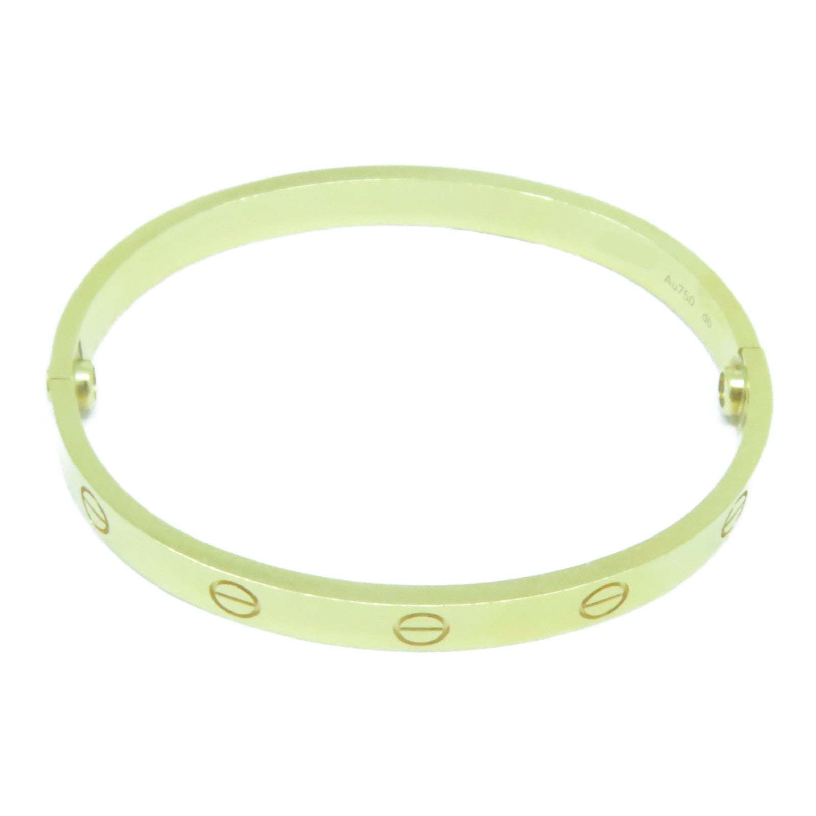 CARTIER 18K黃金Love Bracelet手鐲金色