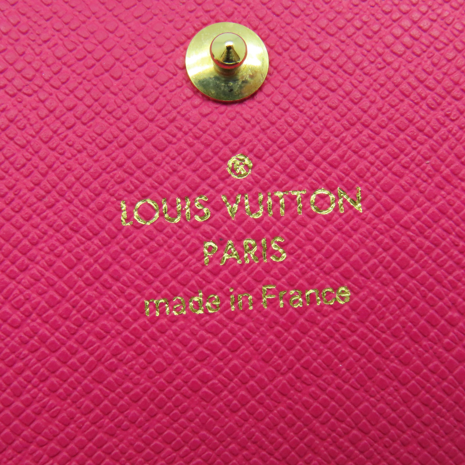 LOUIS VUITTON Monogram Wallet金扣長錢包棕色