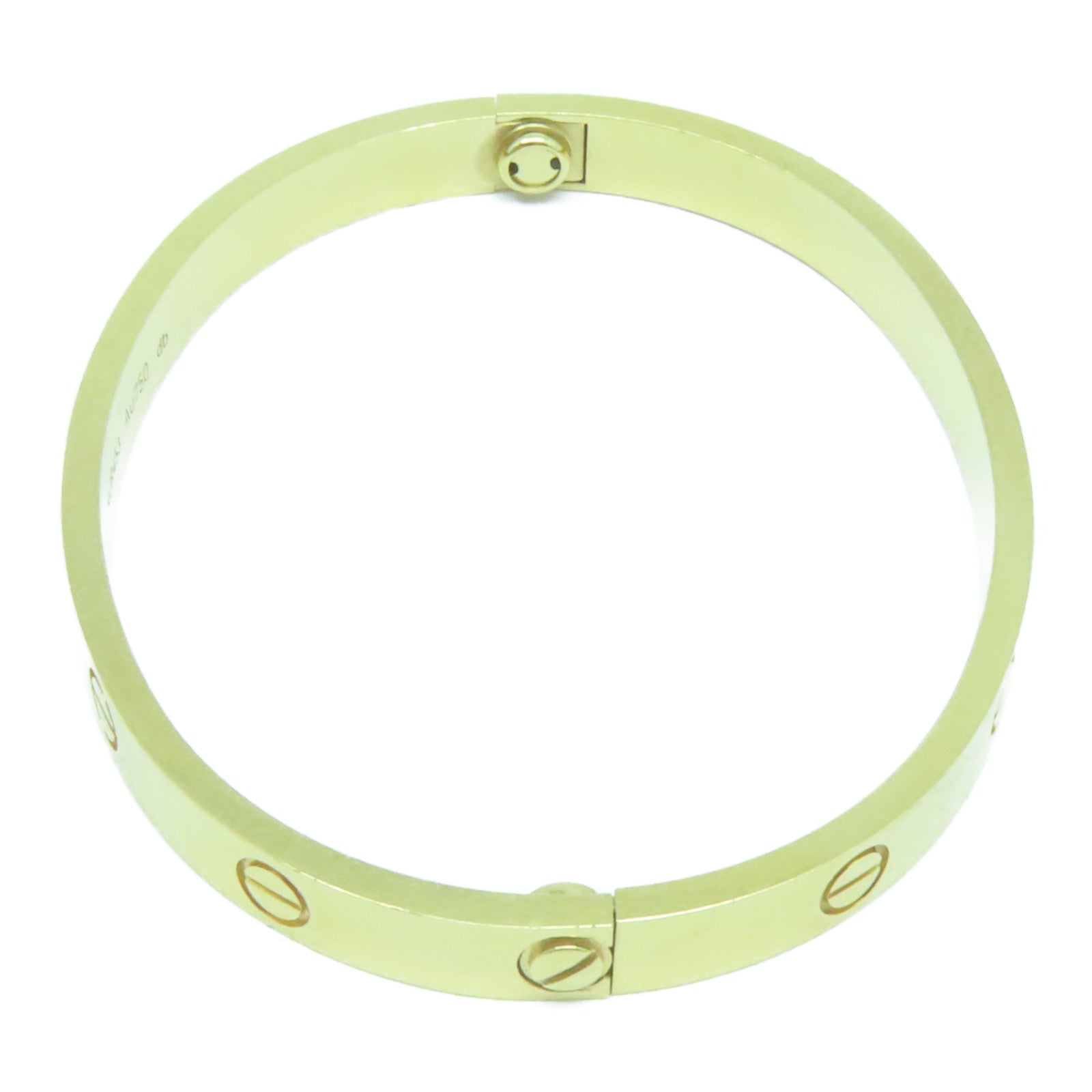 CARTIER 18K黃金Love Bracelet手鐲金色