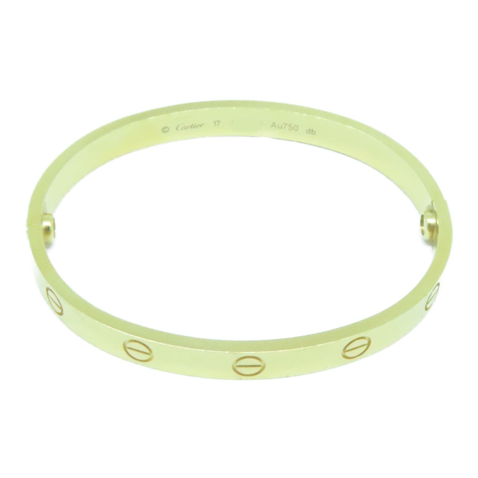 CARTIER 18K黃金Love Bracelet手鐲金色